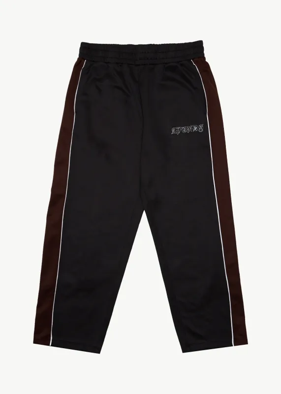 AFENDS Mens Machine -  Track Pant - Black made by Afends