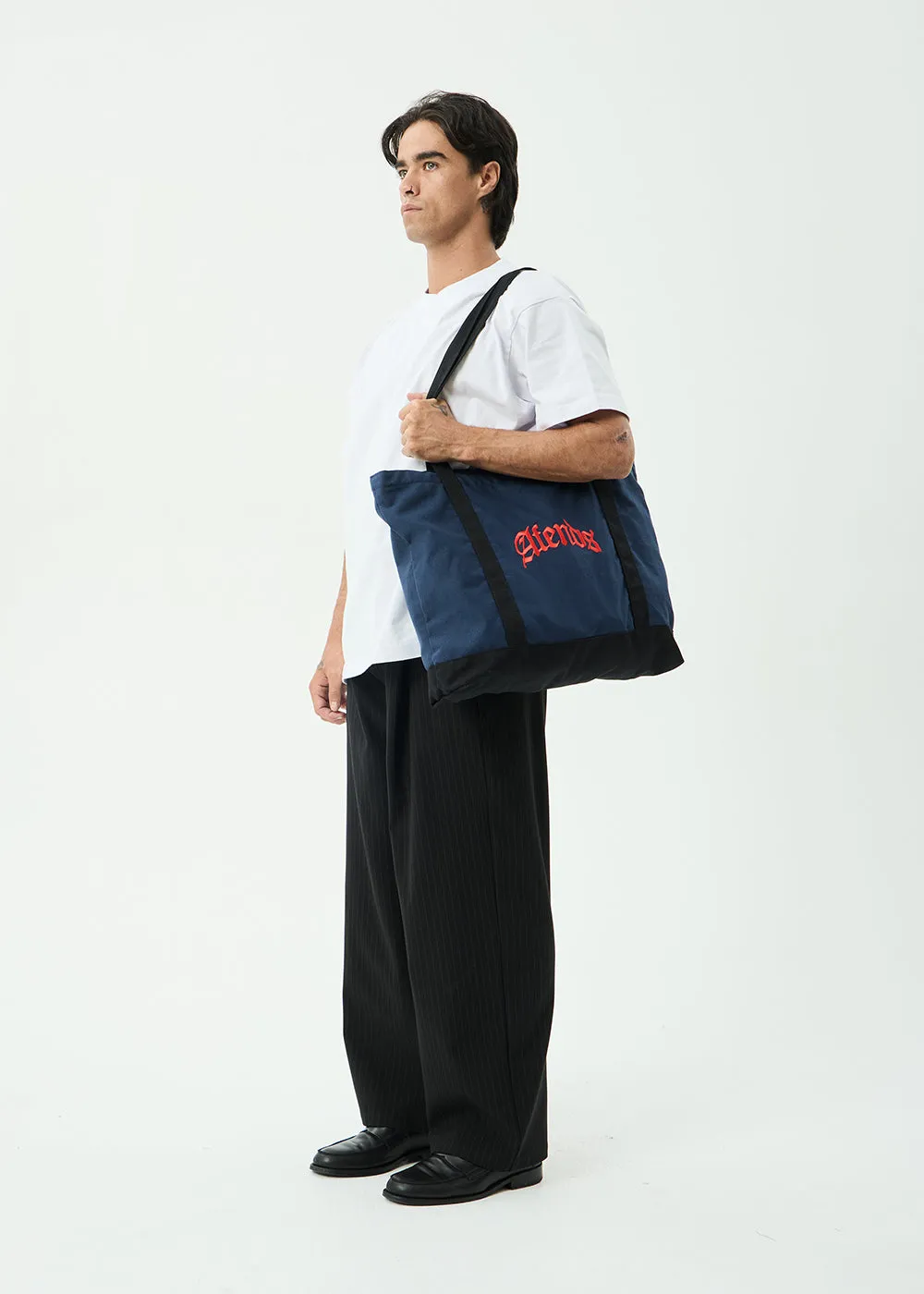 AFENDS Mens Hq - Tote Bag - Navy sold by Afends product image thumbnail 4