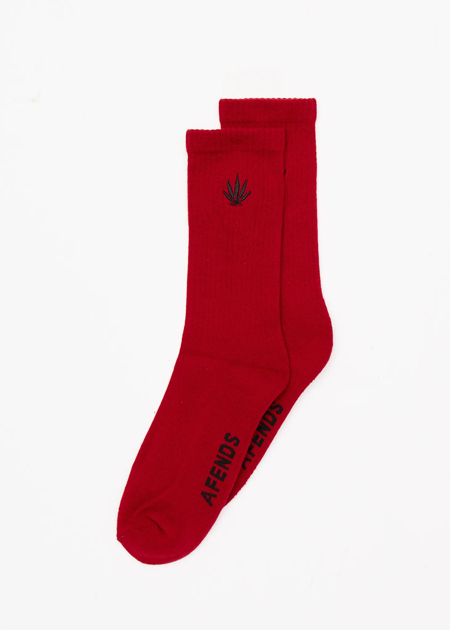 AFENDS Mens Happy - Socks One Pack - Ketchup sold by Afends product image thumbnail 2