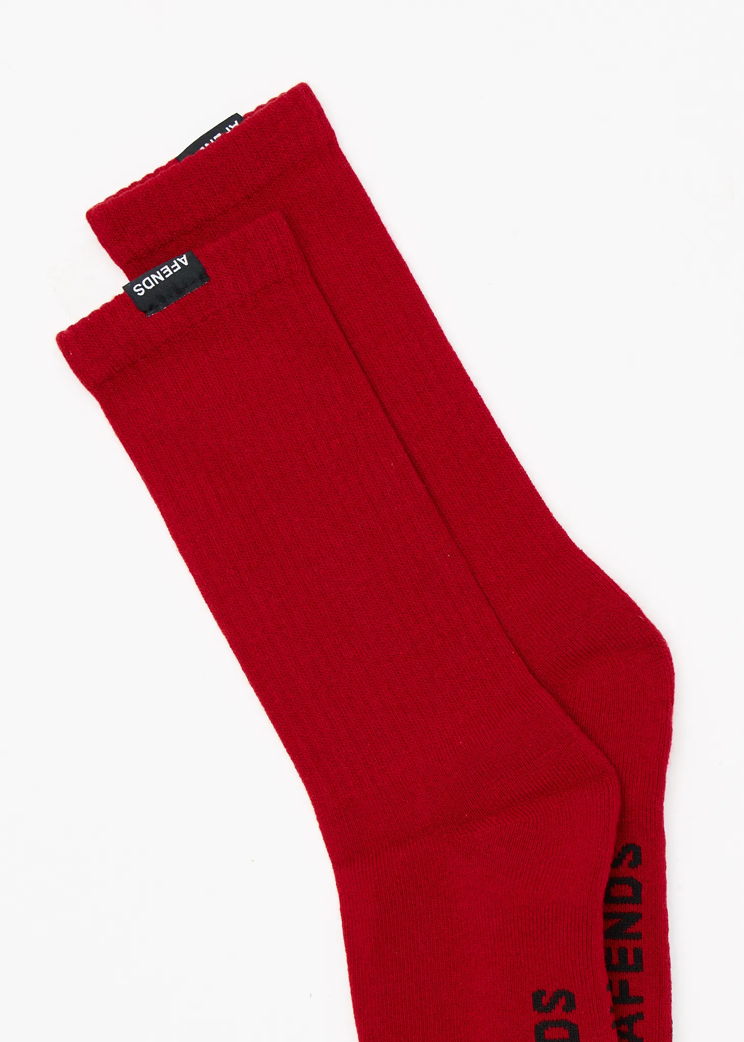 AFENDS Mens Everyday - Socks One Pack - Ketchup sold by Afends product image thumbnail 3