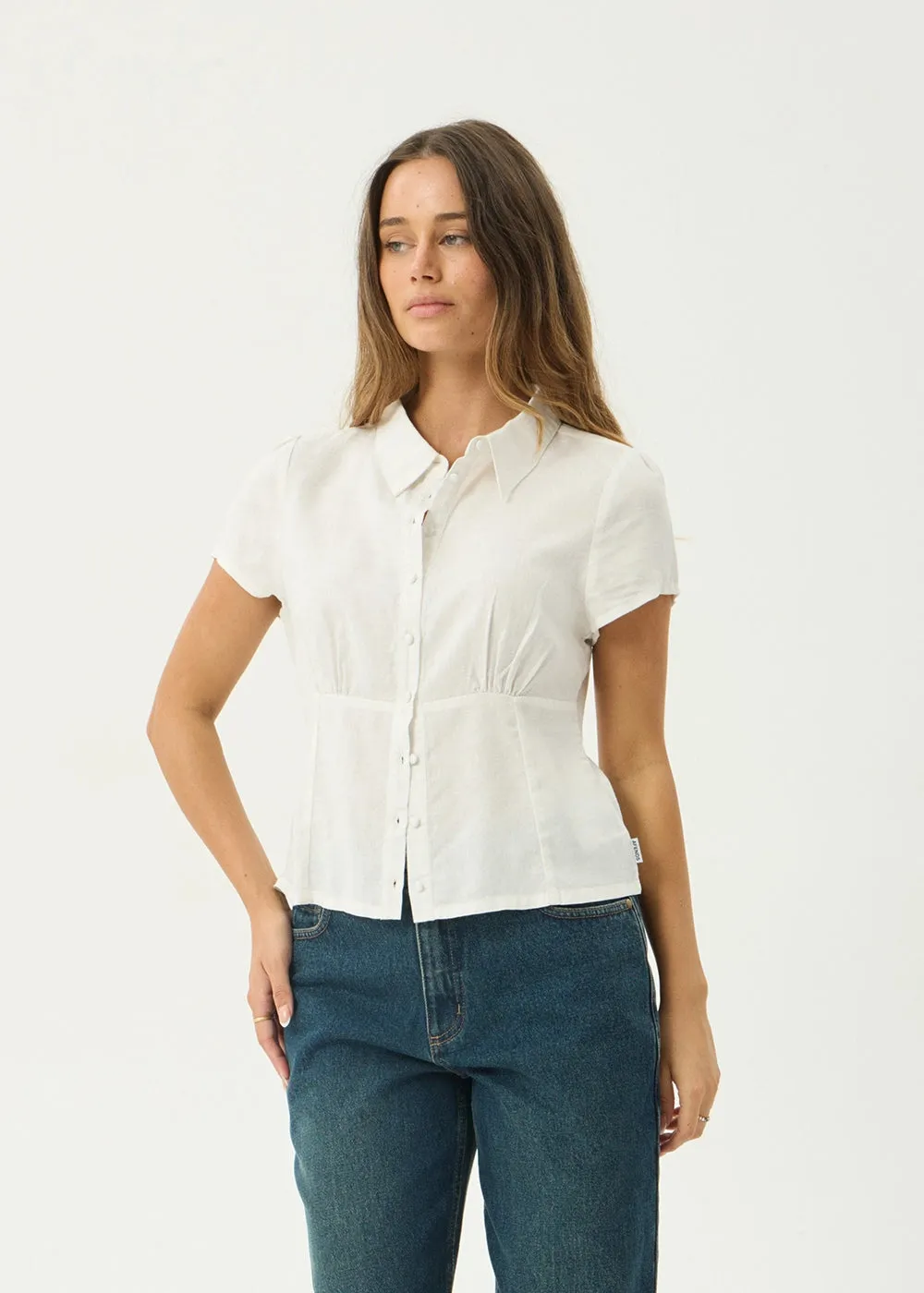 AFENDS Womens Evie - Shirt - White sold by Afends product image thumbnail 2