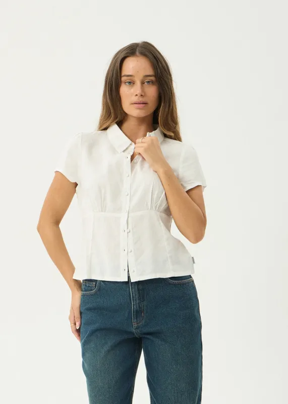 AFENDS Womens Evie - Shirt - White made by Afends