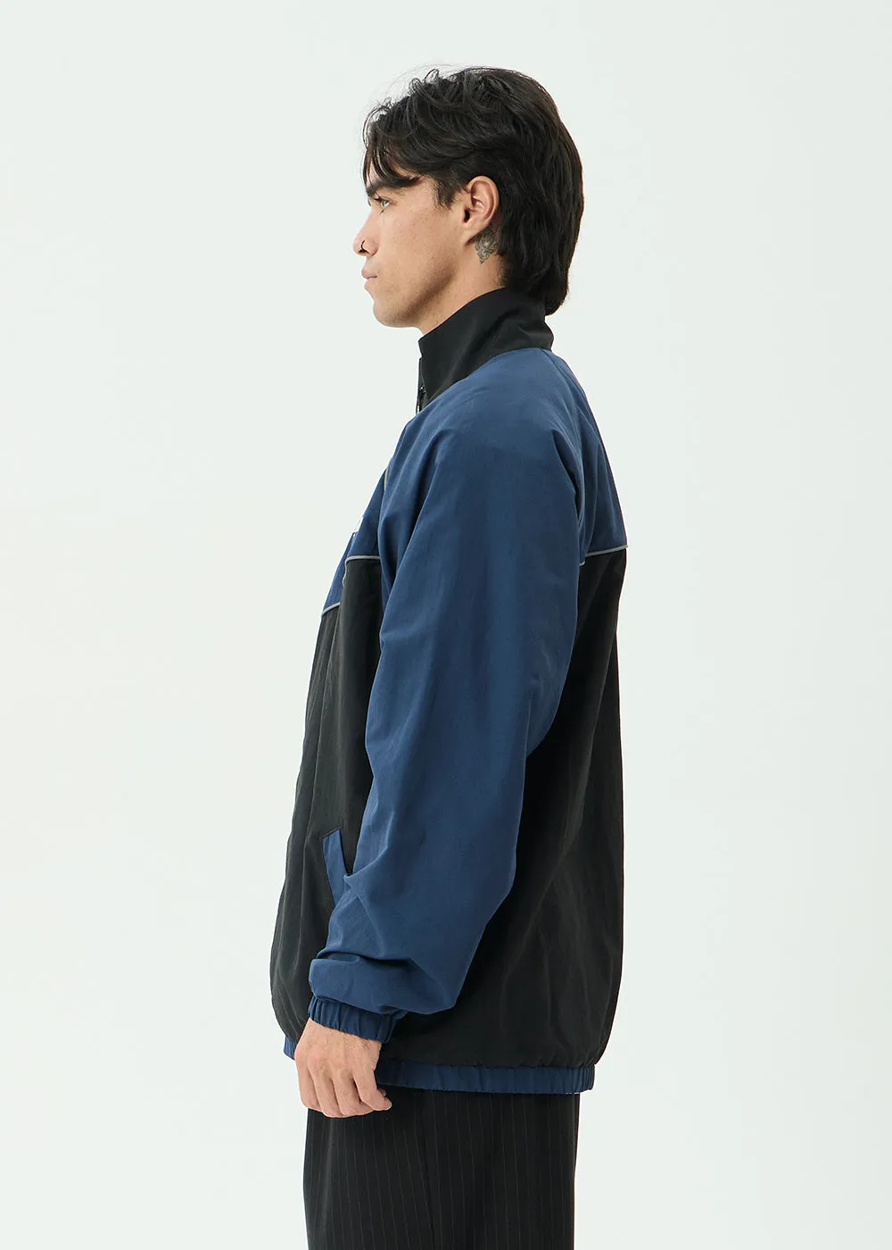 AFENDS Mens Speed - Sports Spray Jacket - Navy sold by Afends product image thumbnail 4