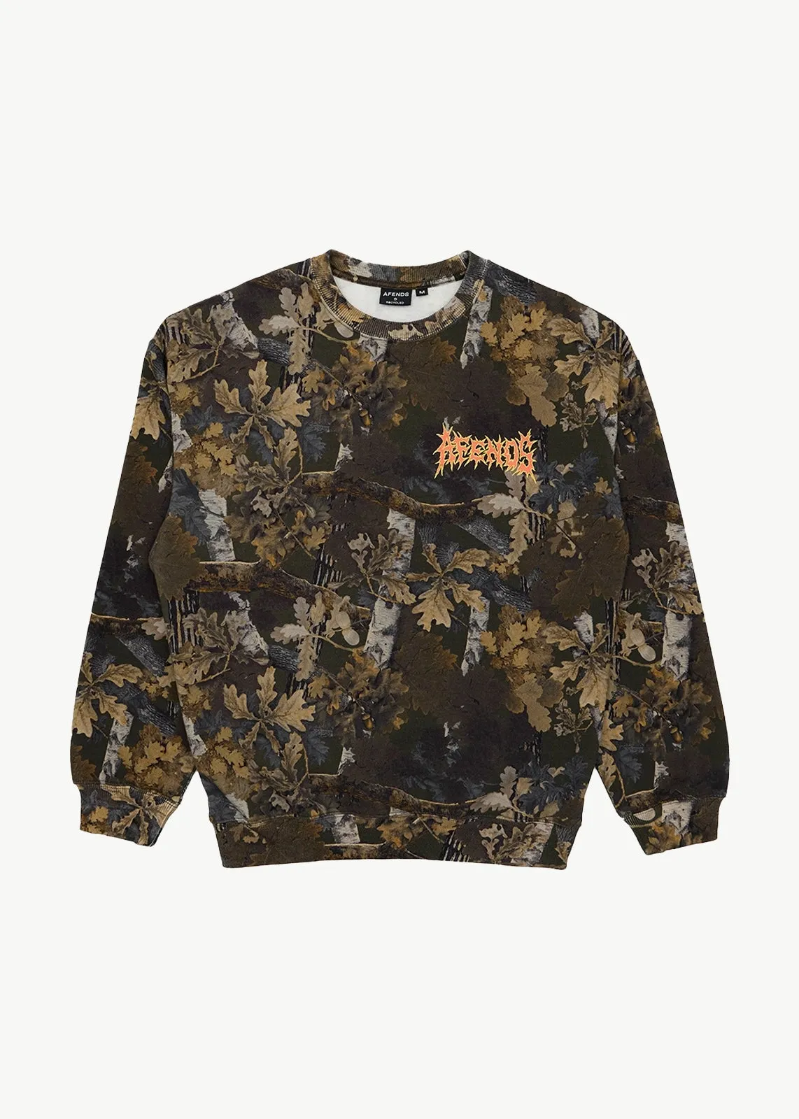 AFENDS Mens Find Me - Crew Neck - Find Me sold by Afends