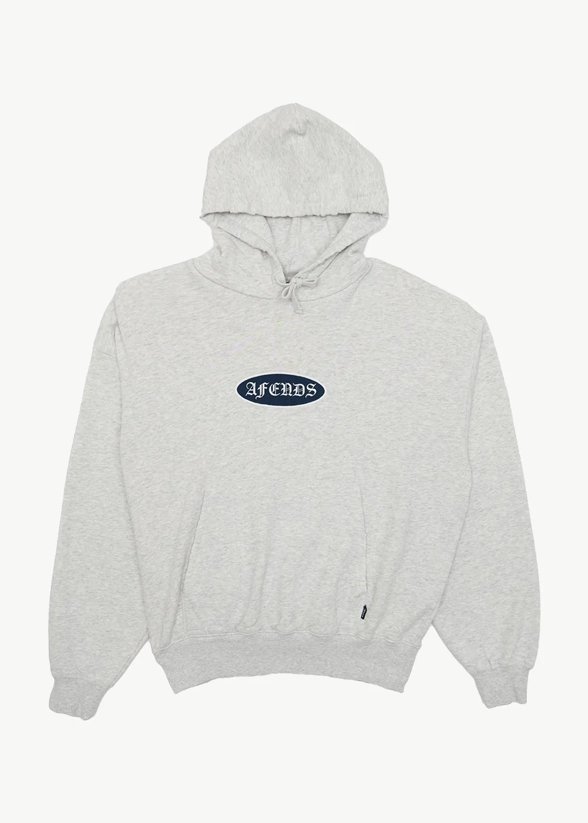 AFENDS Mens Supply - Pull On Hood - Grey Marle sold by Afends
