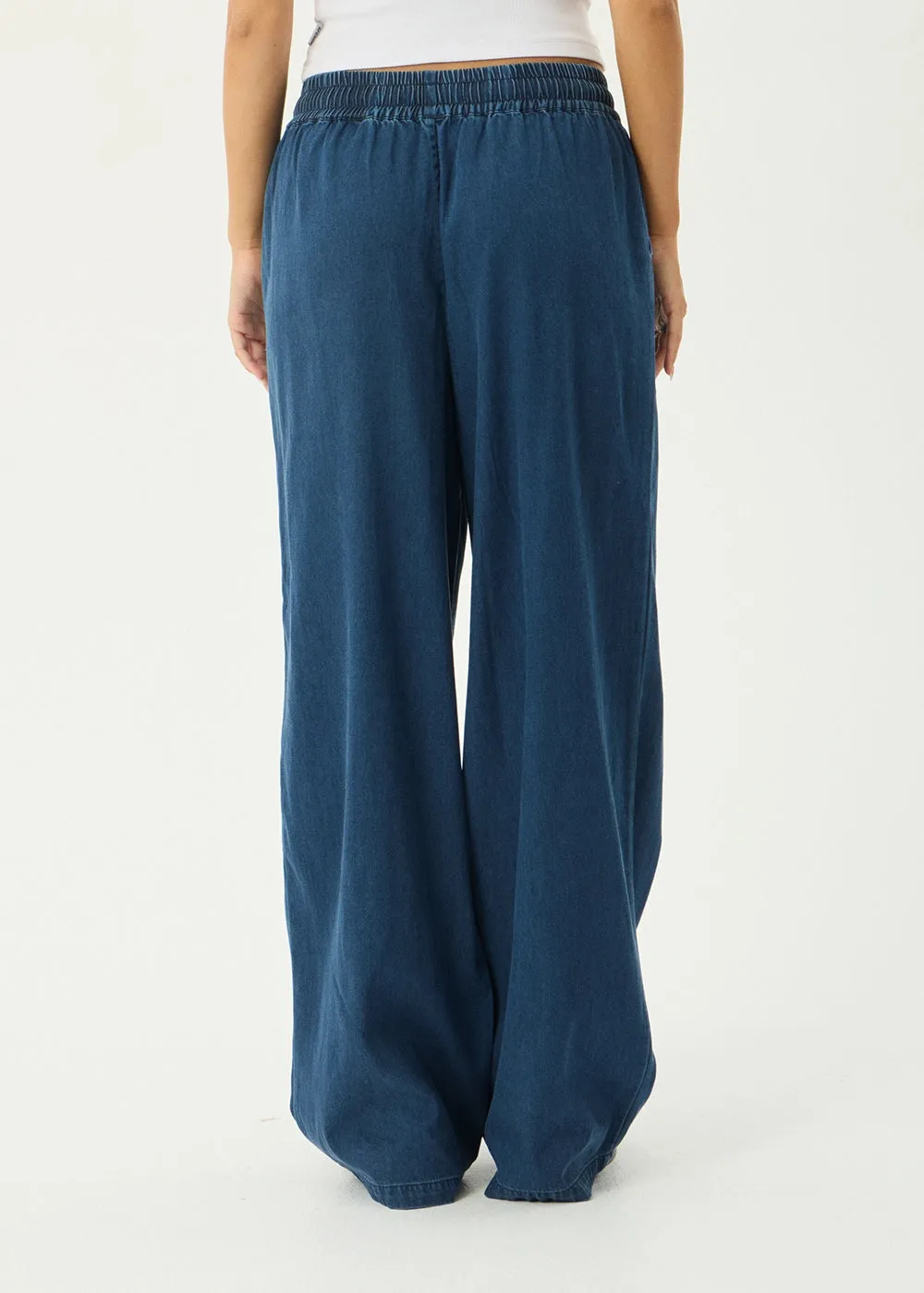 AFENDS Womens Palmer - Wide Leg Pant - Ink sold by Afends product image thumbnail 5