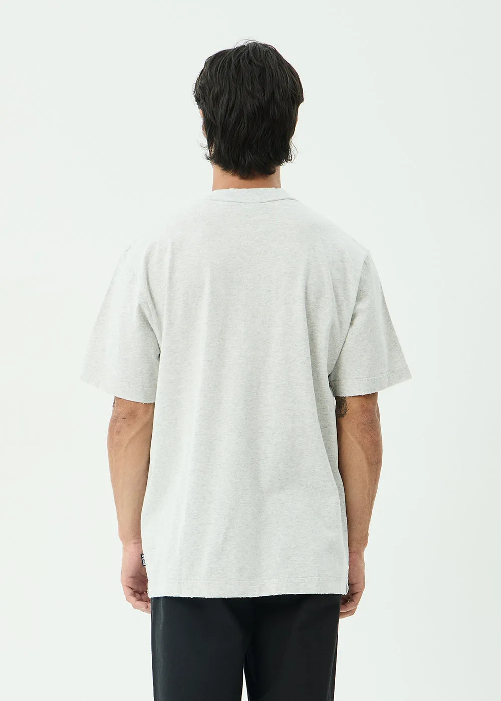 AFENDS Mens Supply - Retro Tee - Grey Marle sold by Afends product image thumbnail 5