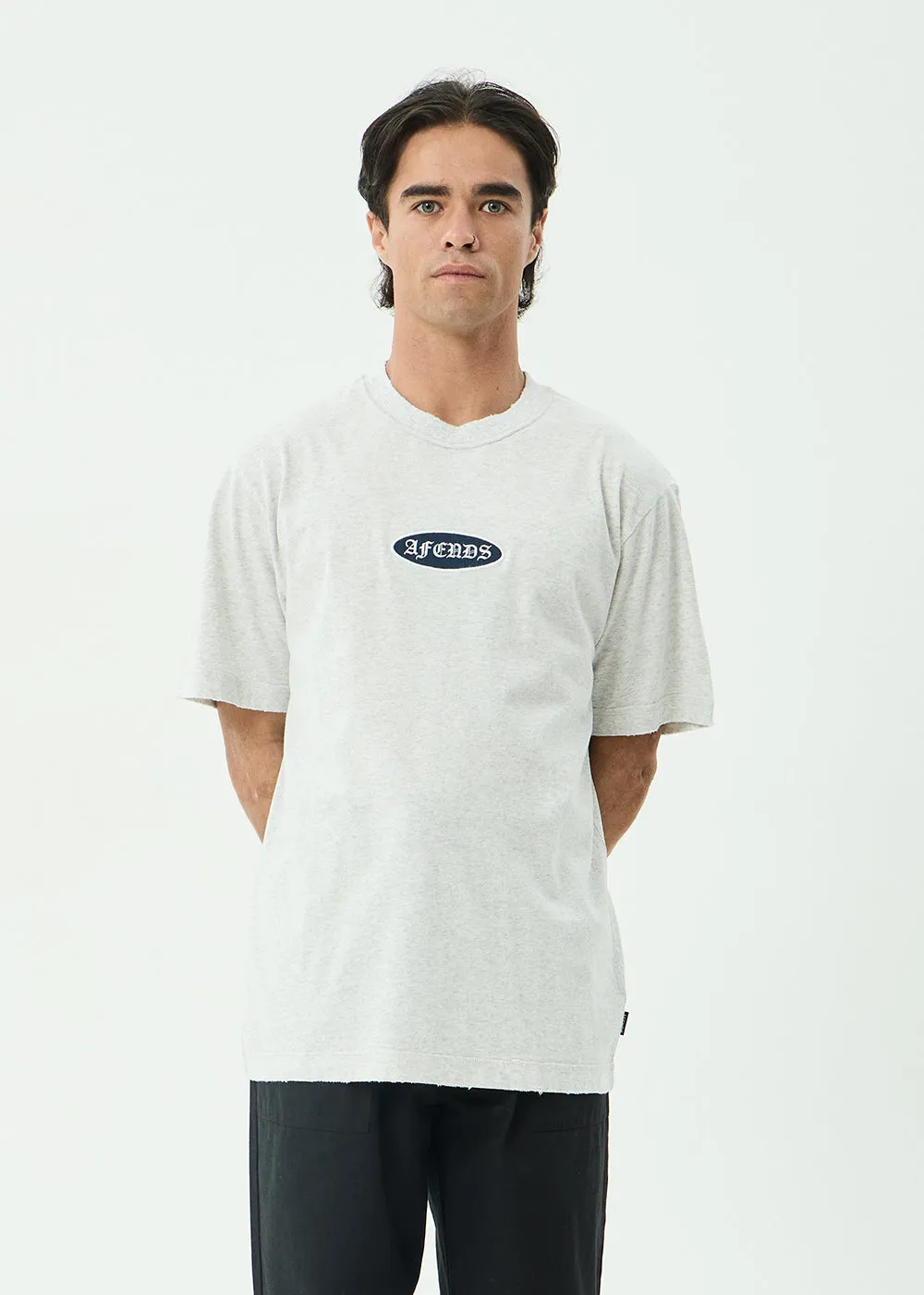 AFENDS Mens Supply - Retro Tee - Grey Marle sold by Afends product image thumbnail 2