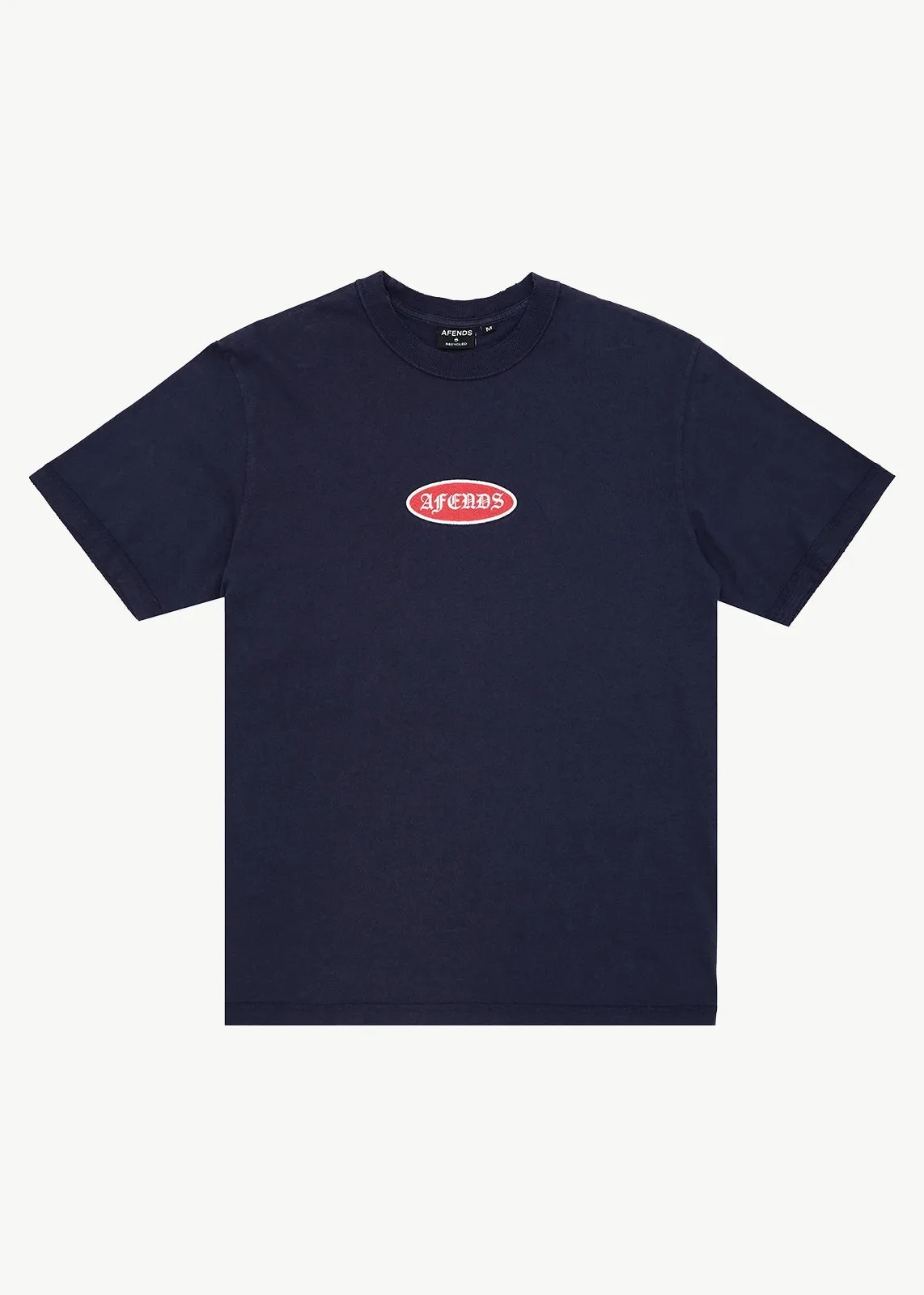 AFENDS Mens Supply - Retro Tee - Washed Deep Sea sold by Afends