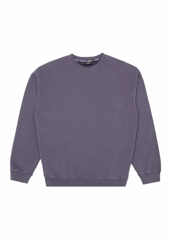 AFENDS Mens Genesis - Crew Neck - Vintage Aubergine made by Afends