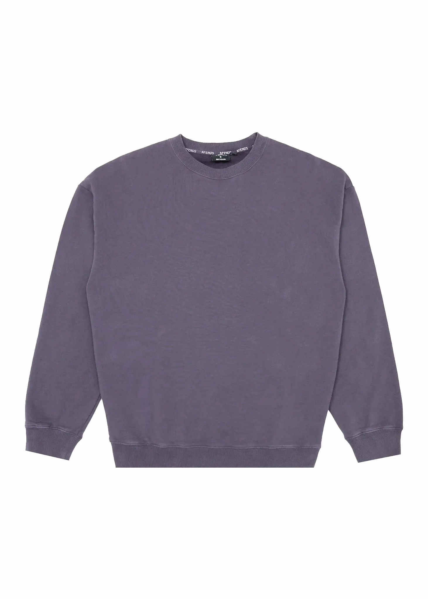 AFENDS Mens Genesis - Crew Neck - Vintage Aubergine sold by Afends