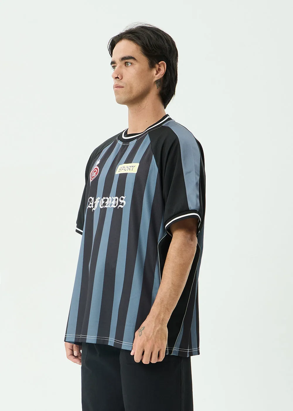 AFENDS Mens Holloway - Raglan Jersey - Black sold by Afends product image thumbnail 4