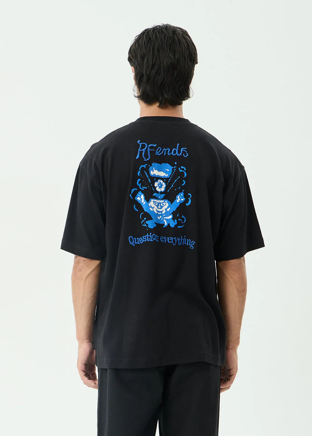 AFENDS Mens Mind Melt - Boxy Tee - Black sold by Afends product image thumbnail 3