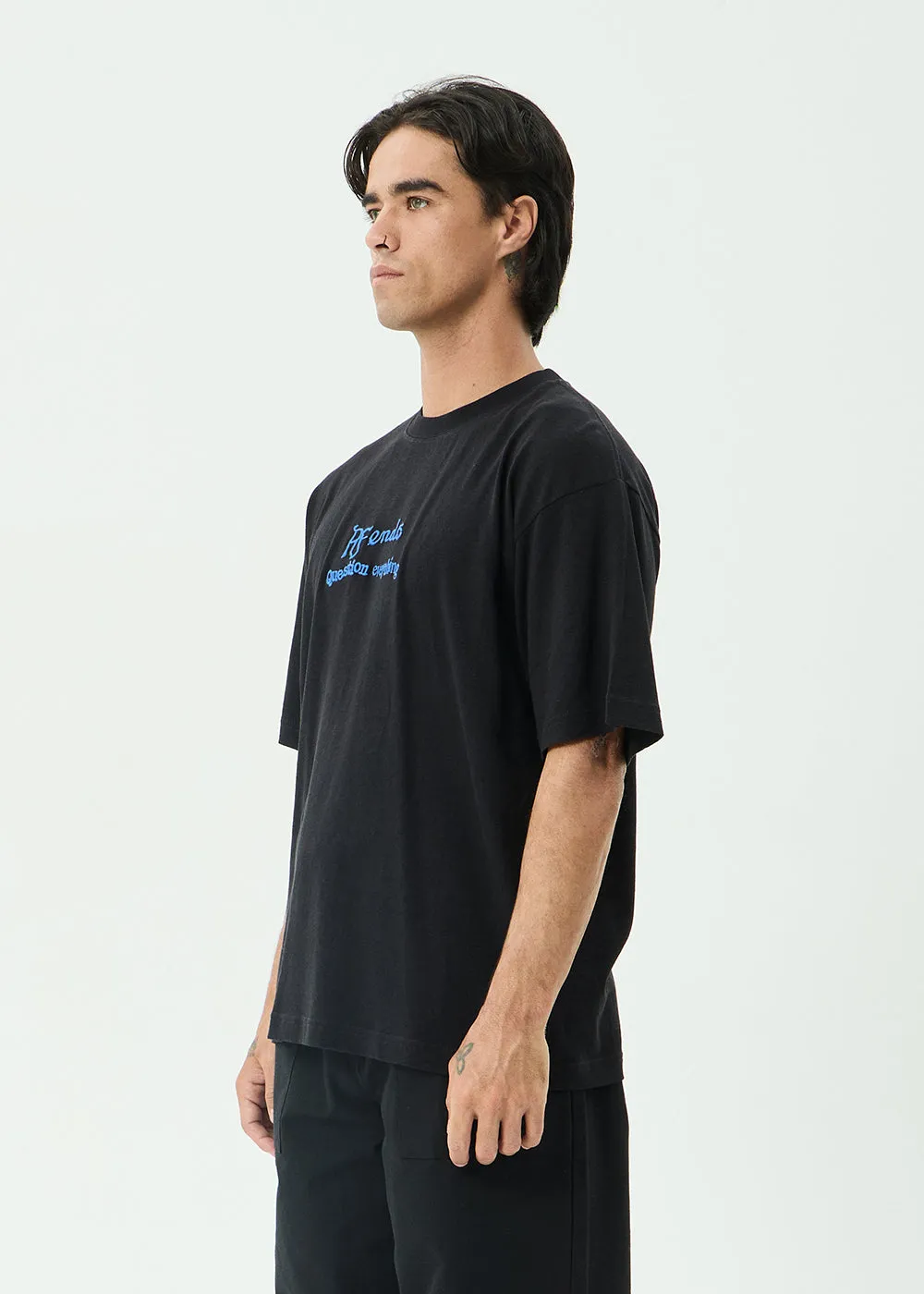 AFENDS Mens Mind Melt - Boxy Tee - Black sold by Afends product image thumbnail 4