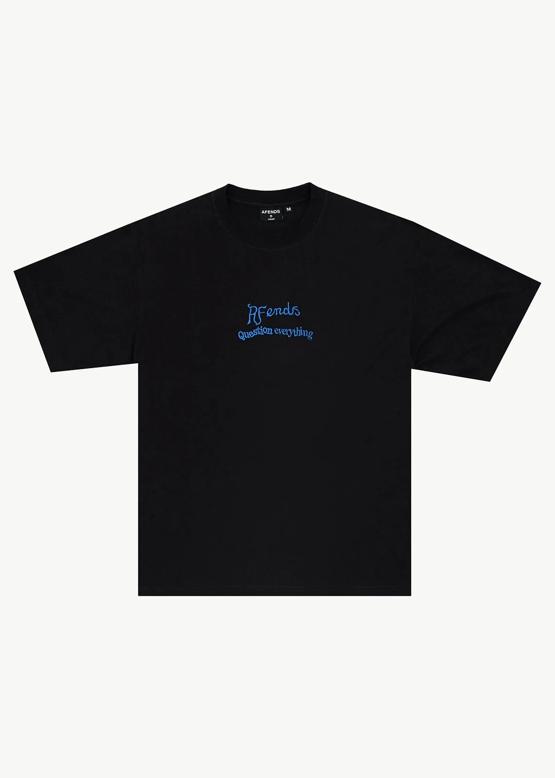 AFENDS Mens Mind Melt - Boxy Tee - Black sold by Afends