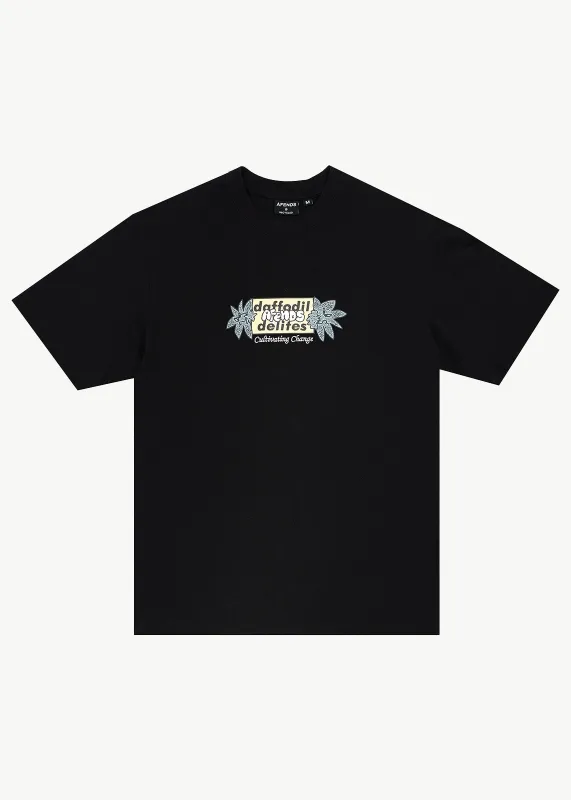 AFENDS Mens Delites - Heavyweight Retro Tee - Black made by Afends