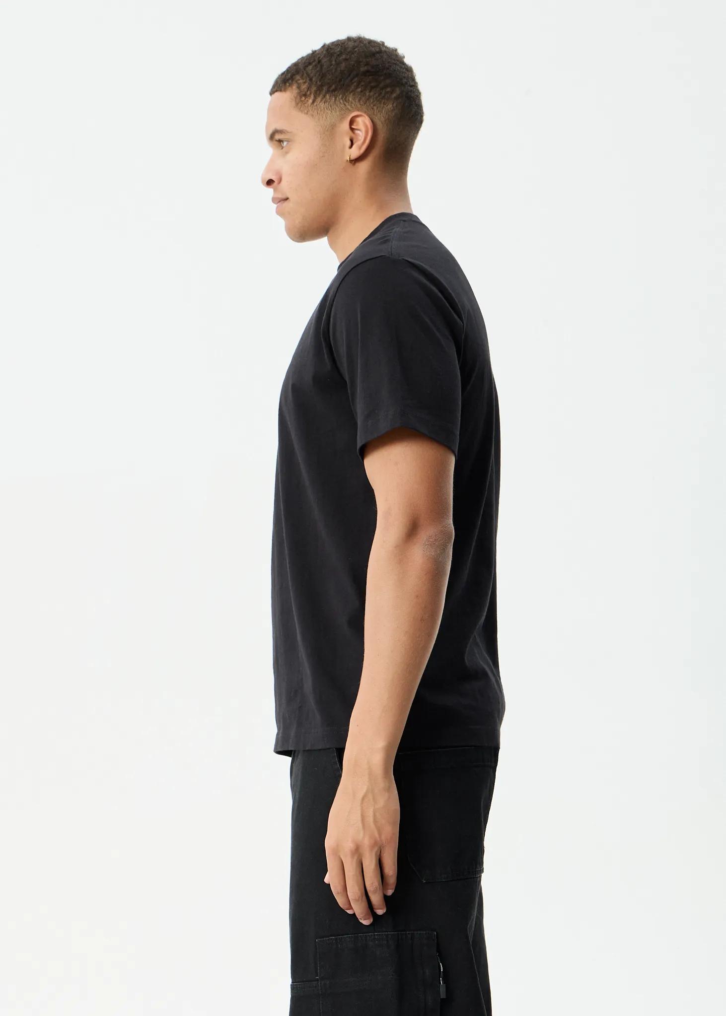 AFENDS Mens Delites - Heavyweight Retro Tee - Black sold by Afends product image thumbnail 4