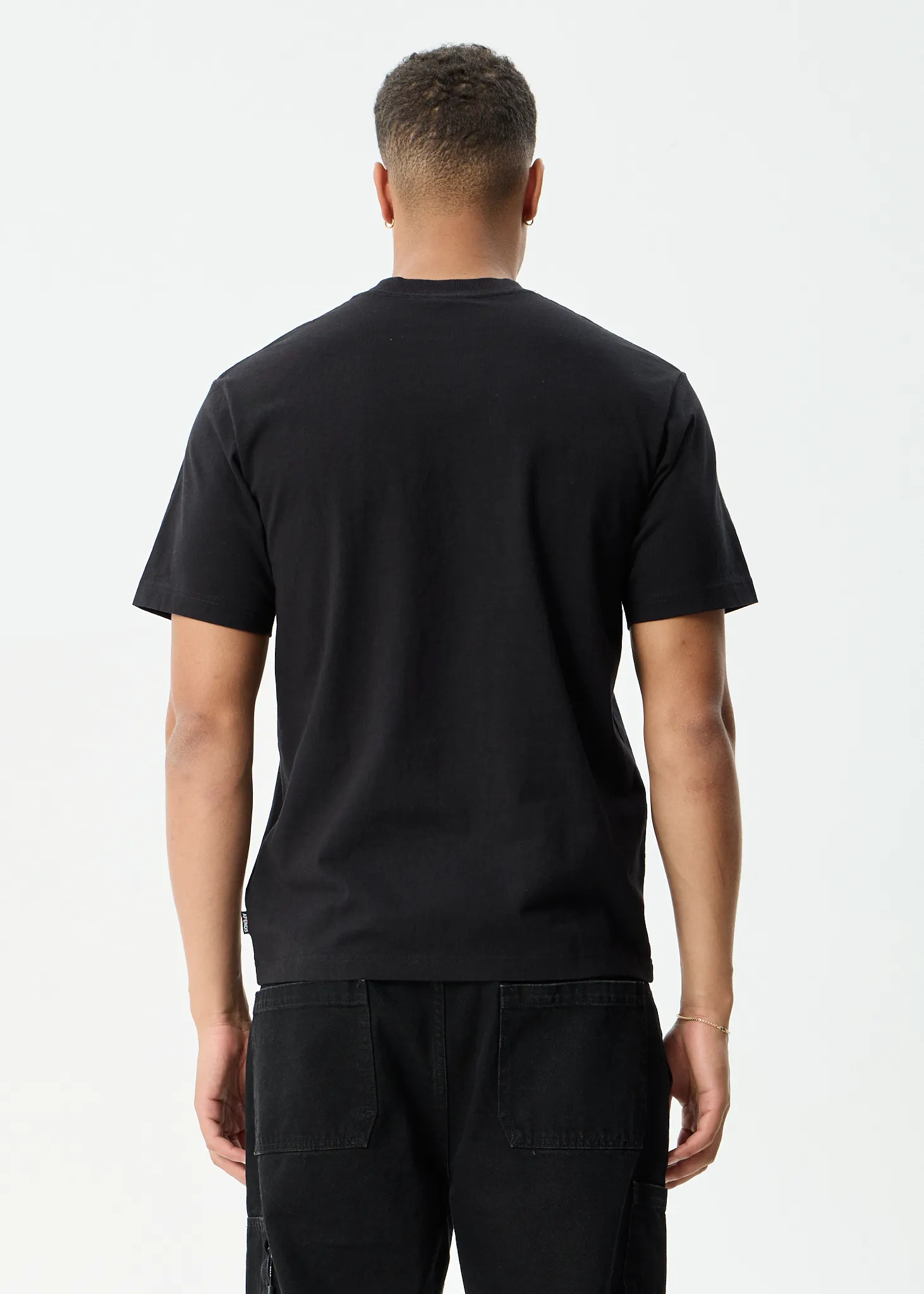 AFENDS Mens Delites - Heavyweight Retro Tee - Black sold by Afends product image thumbnail 5