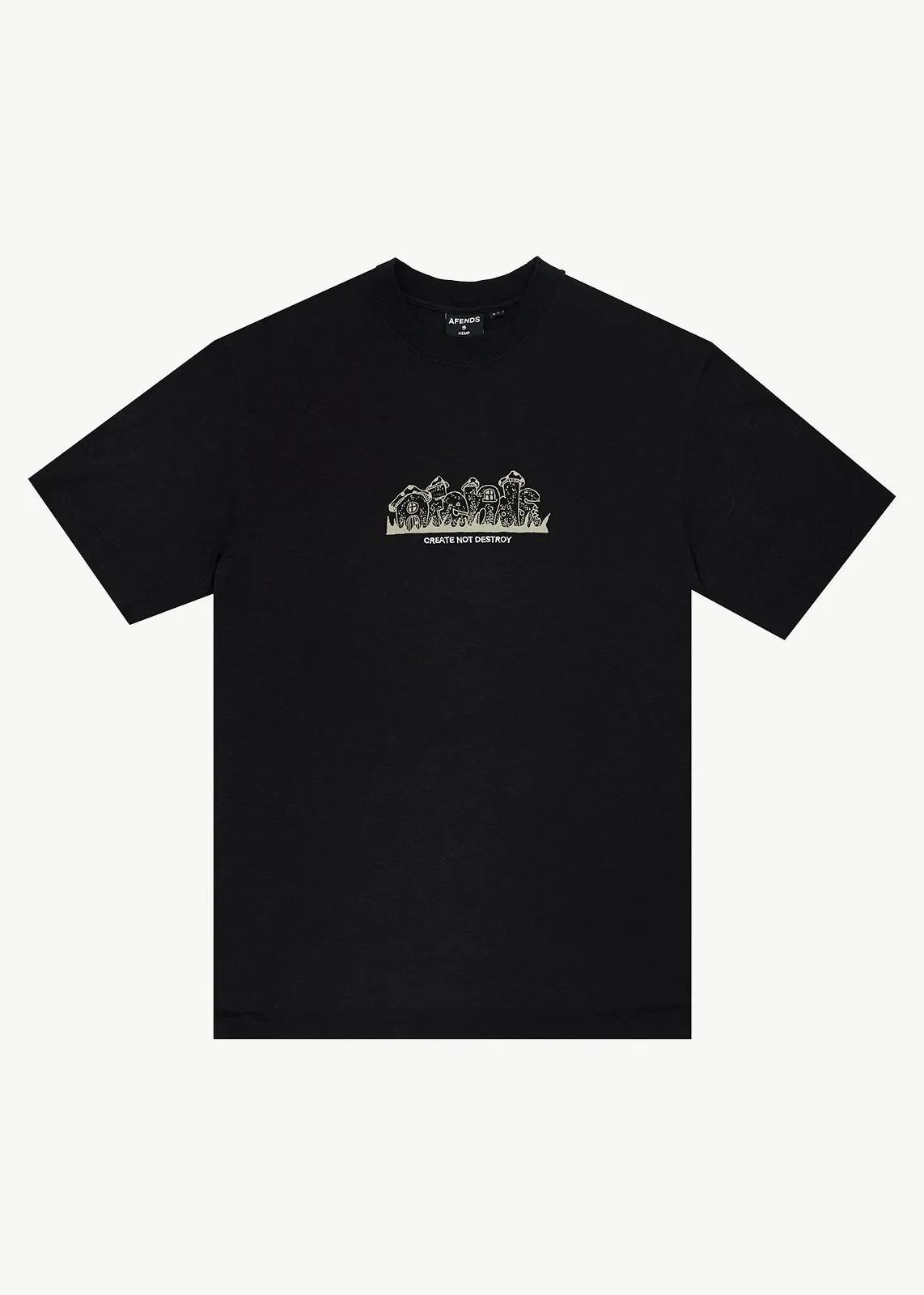 AFENDS Mens Allure - Retro Tee - Black sold by Afends