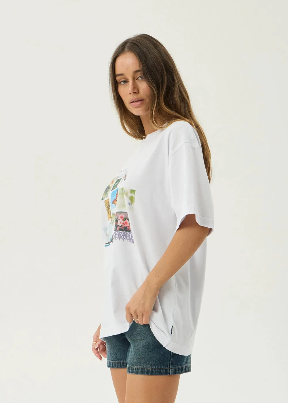 AFENDS Mens Creatures - Boxy Tee - White sold by Afends product image thumbnail 4