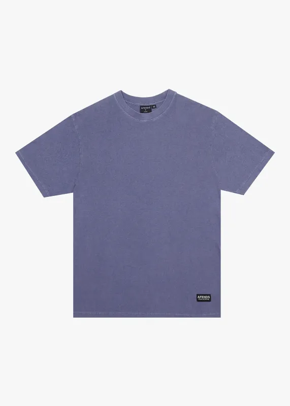 AFENDS Mens Classic - Retro Tee - Vintage Aubergine made by Afends