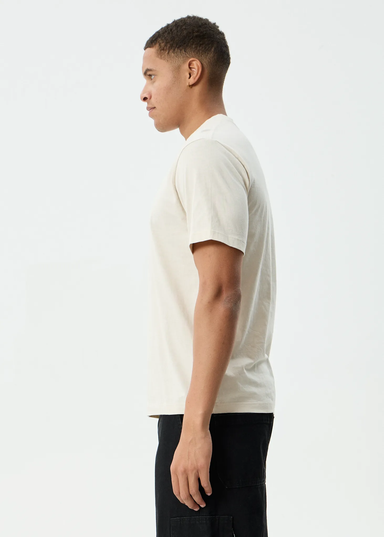 AFENDS Mens Burnin - Retro Tee - Moonbeam sold by Afends product image thumbnail 4