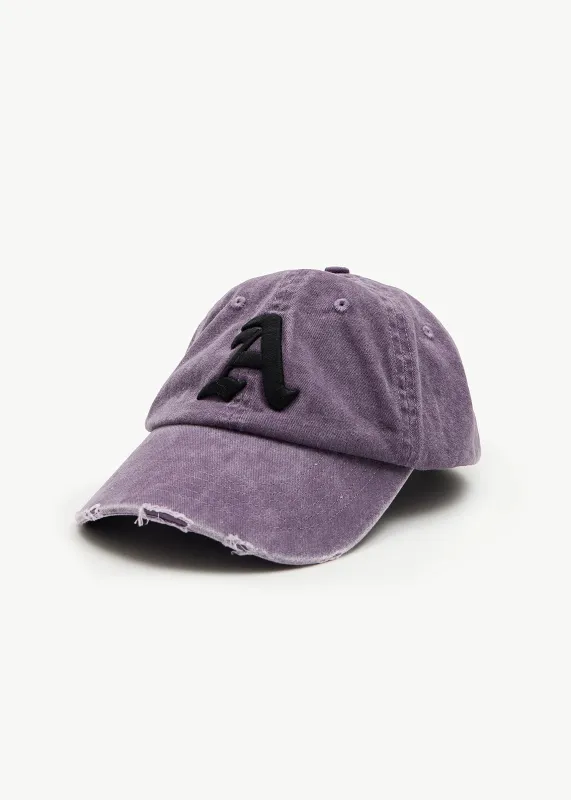 AFENDS Mens Ayy - Six Panel Cap - Vintage Aubergine made by Afends