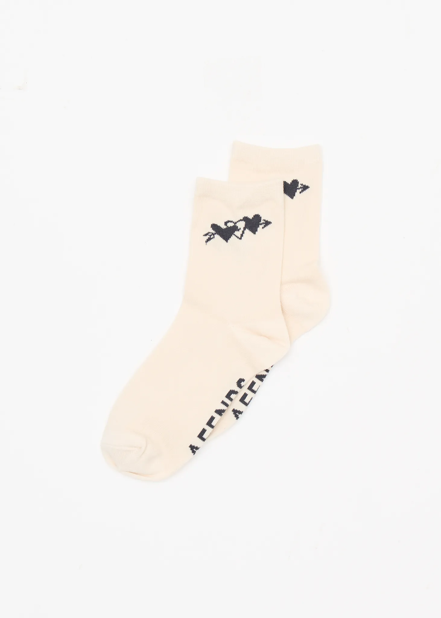 AFENDS Womens Rise - Two Pack Socks - Moonbeam / Stone Black sold by Afends product image thumbnail 2