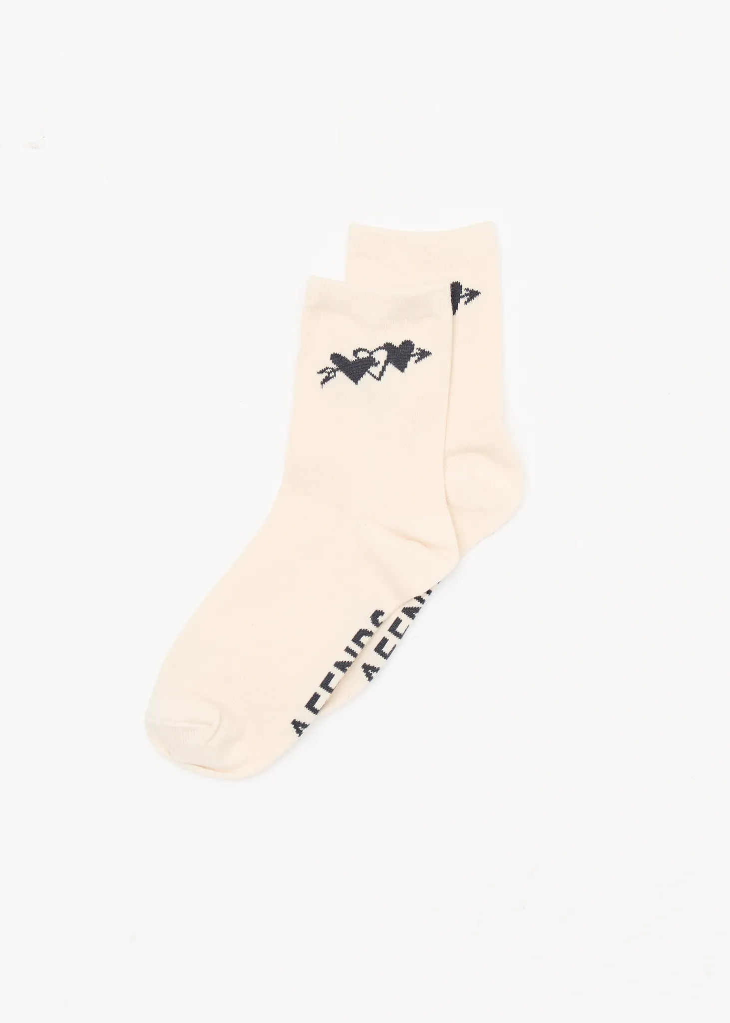AFENDS Womens Rise - Two Pack Socks - Moonbeam / Stone Black sold by Afends product image thumbnail 3