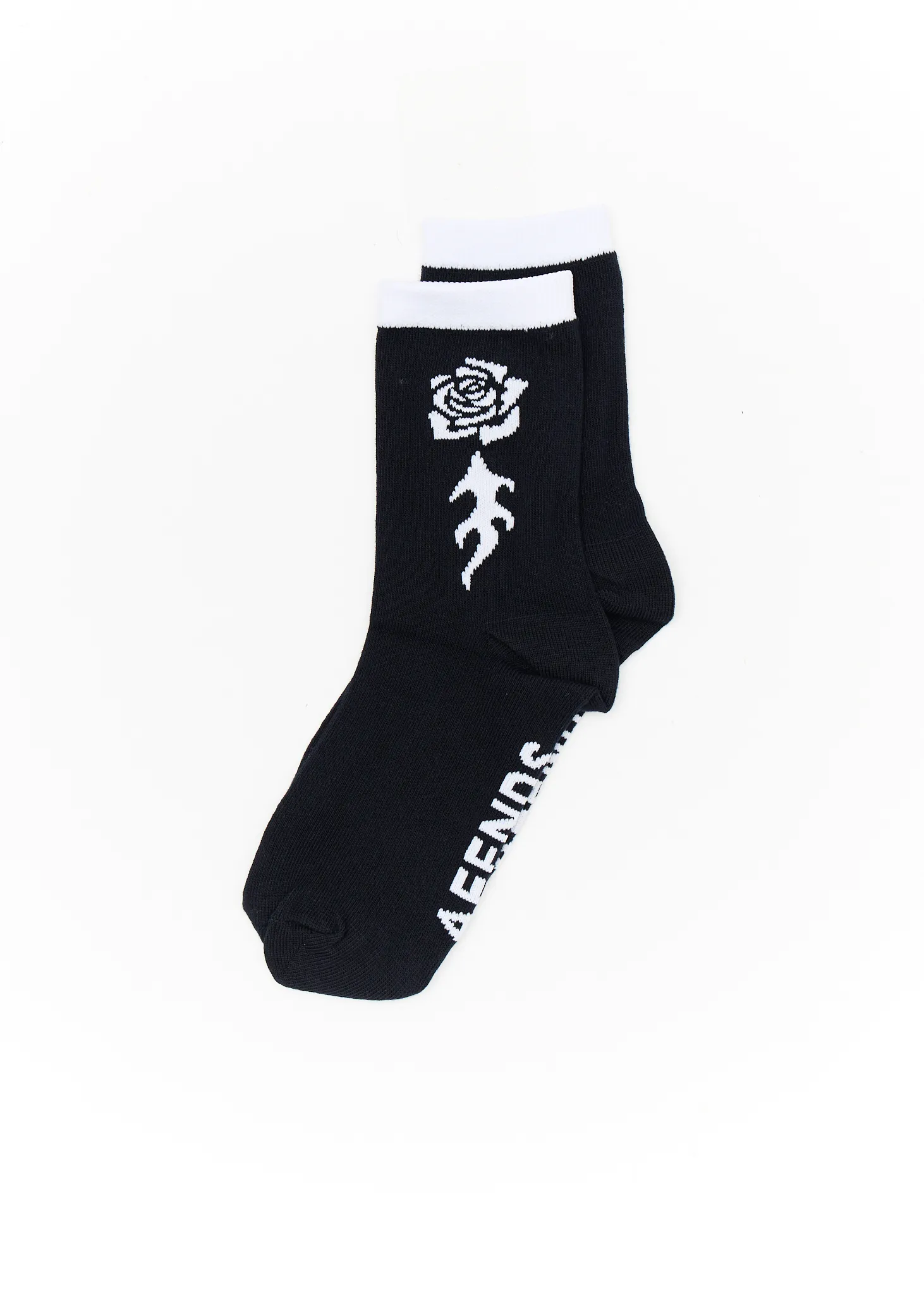AFENDS Womens Desert Rose - Two Pack Socks - White / Navy sold by Afends product image thumbnail 5
