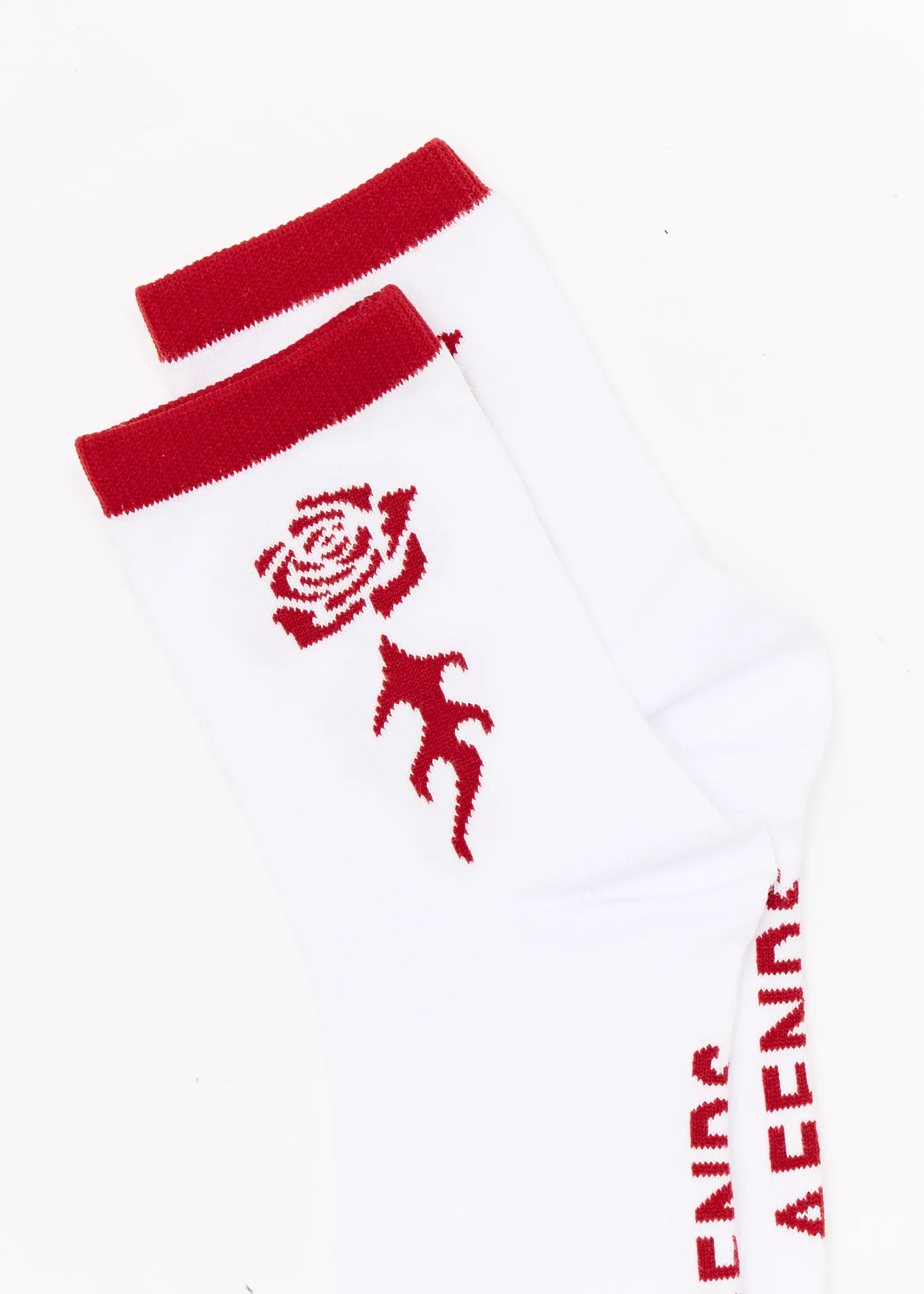 AFENDS Womens Desert Rose - Two Pack Socks - White / Navy sold by Afends product image thumbnail 2