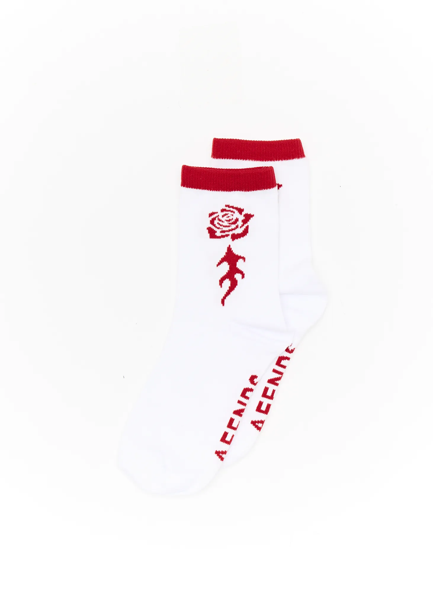 AFENDS Womens Desert Rose - Two Pack Socks - White / Navy sold by Afends product image thumbnail 3