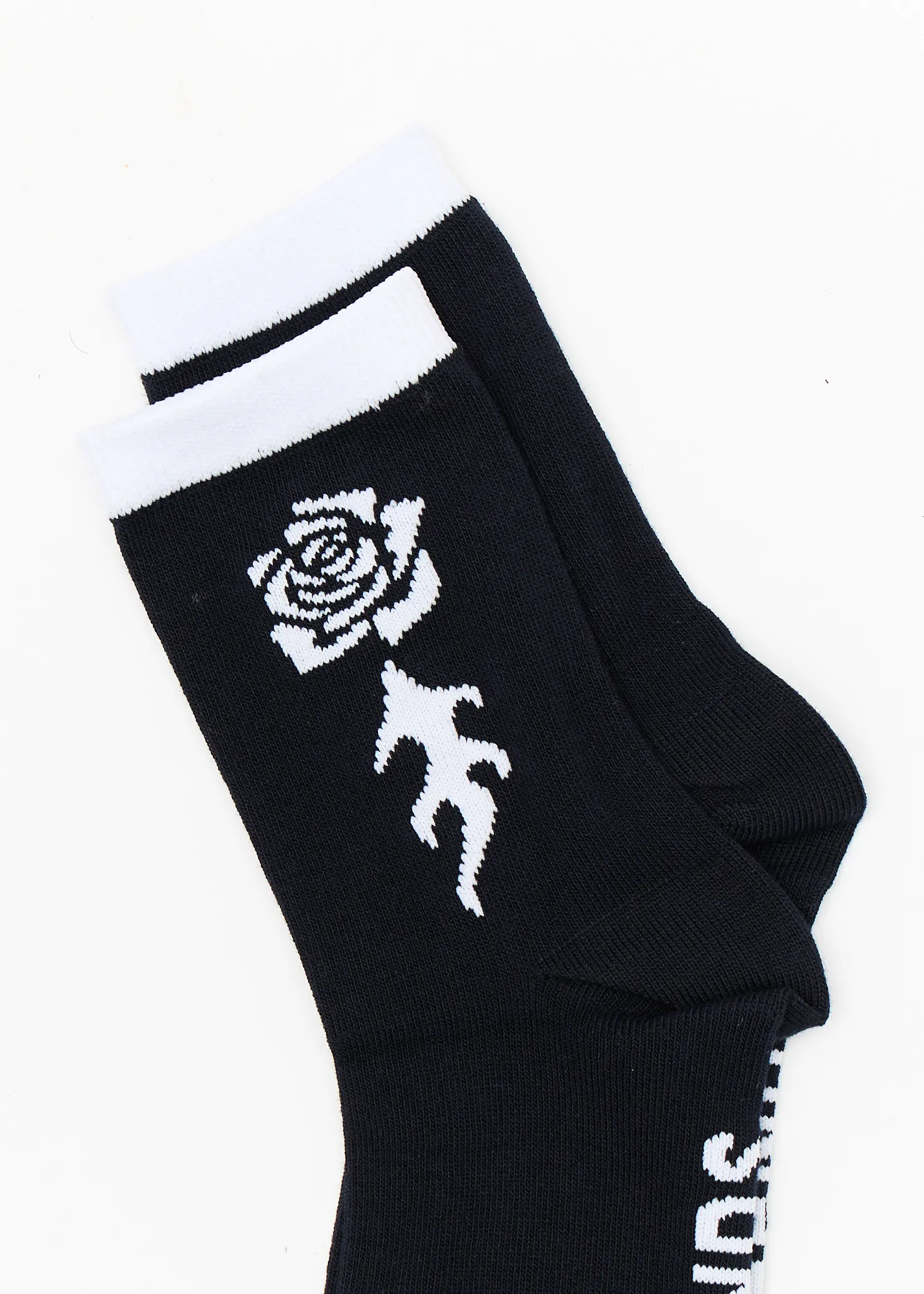 AFENDS Womens Desert Rose - Two Pack Socks - White / Navy sold by Afends product image thumbnail 4