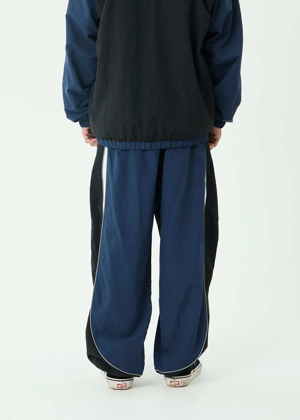AFENDS Mens Sporting - Panelled Track Pant - Navy sold by Afends product image thumbnail 5