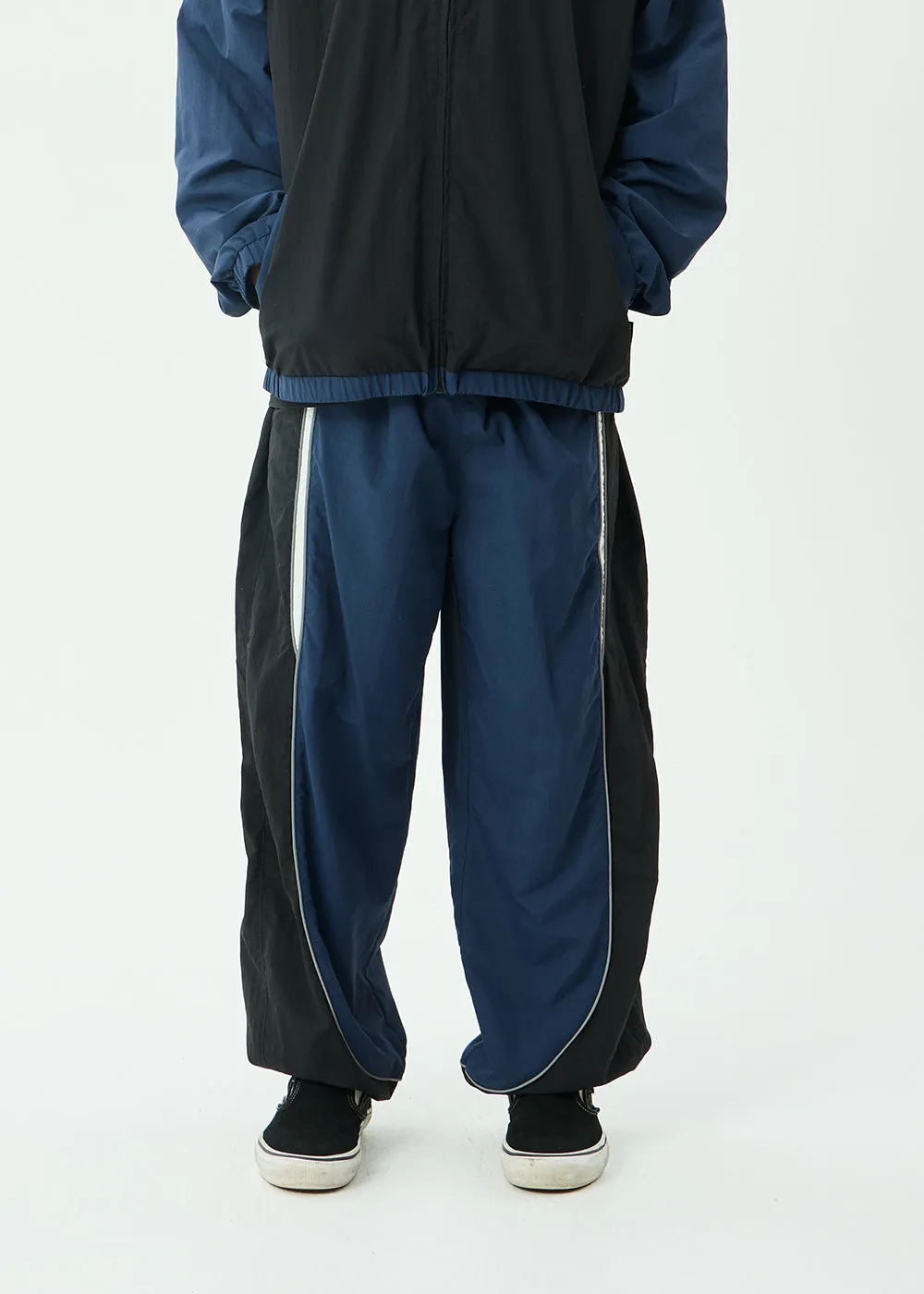 AFENDS Mens Sporting - Panelled Track Pant - Navy sold by Afends product image thumbnail 2
