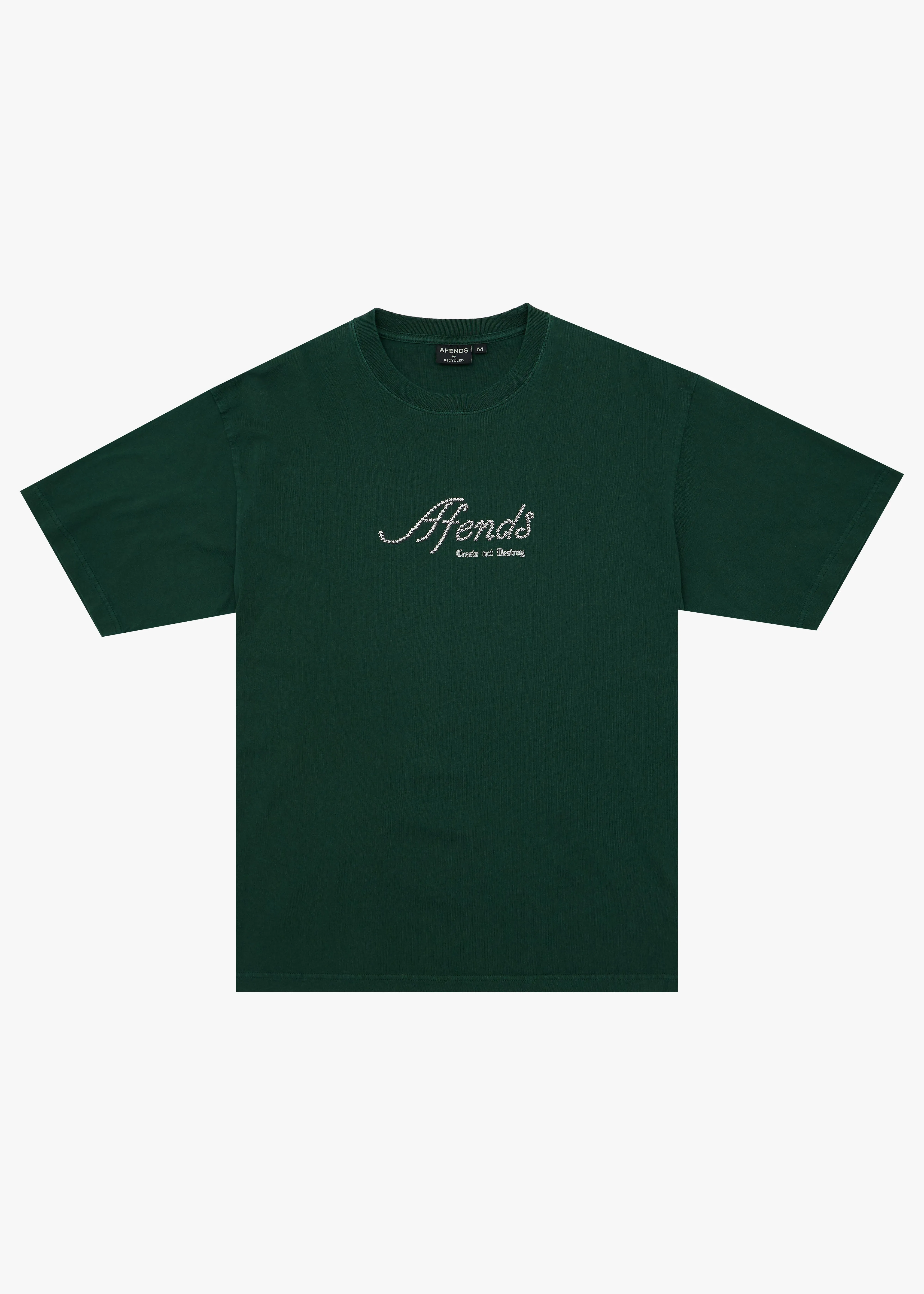 AFENDS Mens Horoscope - Boxy Tee - Washed Pine sold by Afends