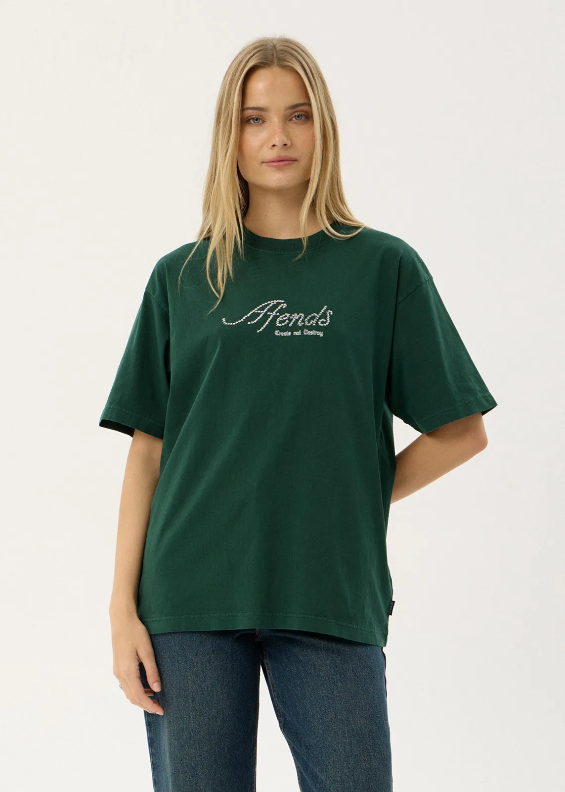AFENDS Mens Horoscope - Boxy Tee - Washed Pine sold by Afends product image thumbnail 2