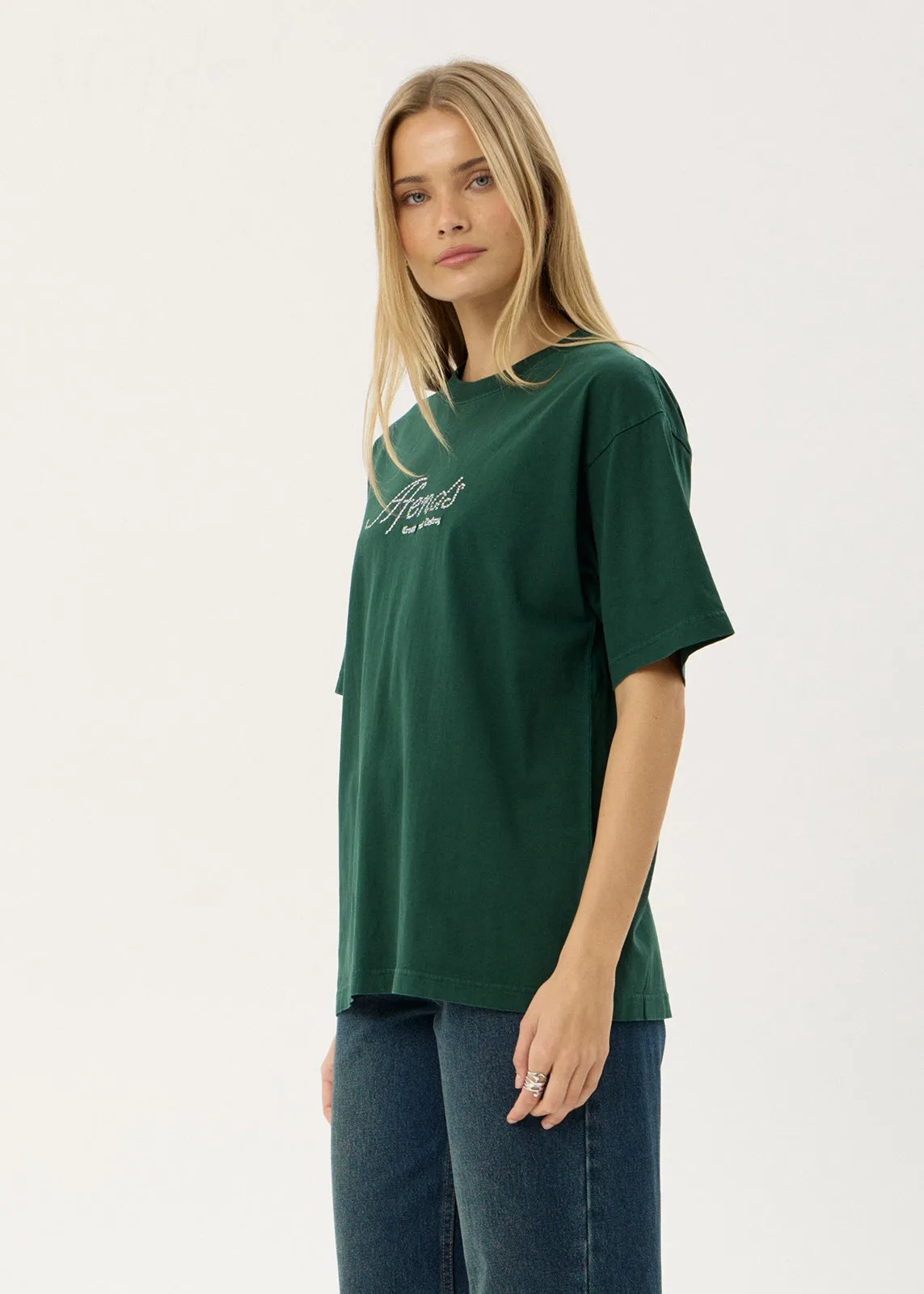 AFENDS Mens Horoscope - Boxy Tee - Washed Pine sold by Afends product image thumbnail 4