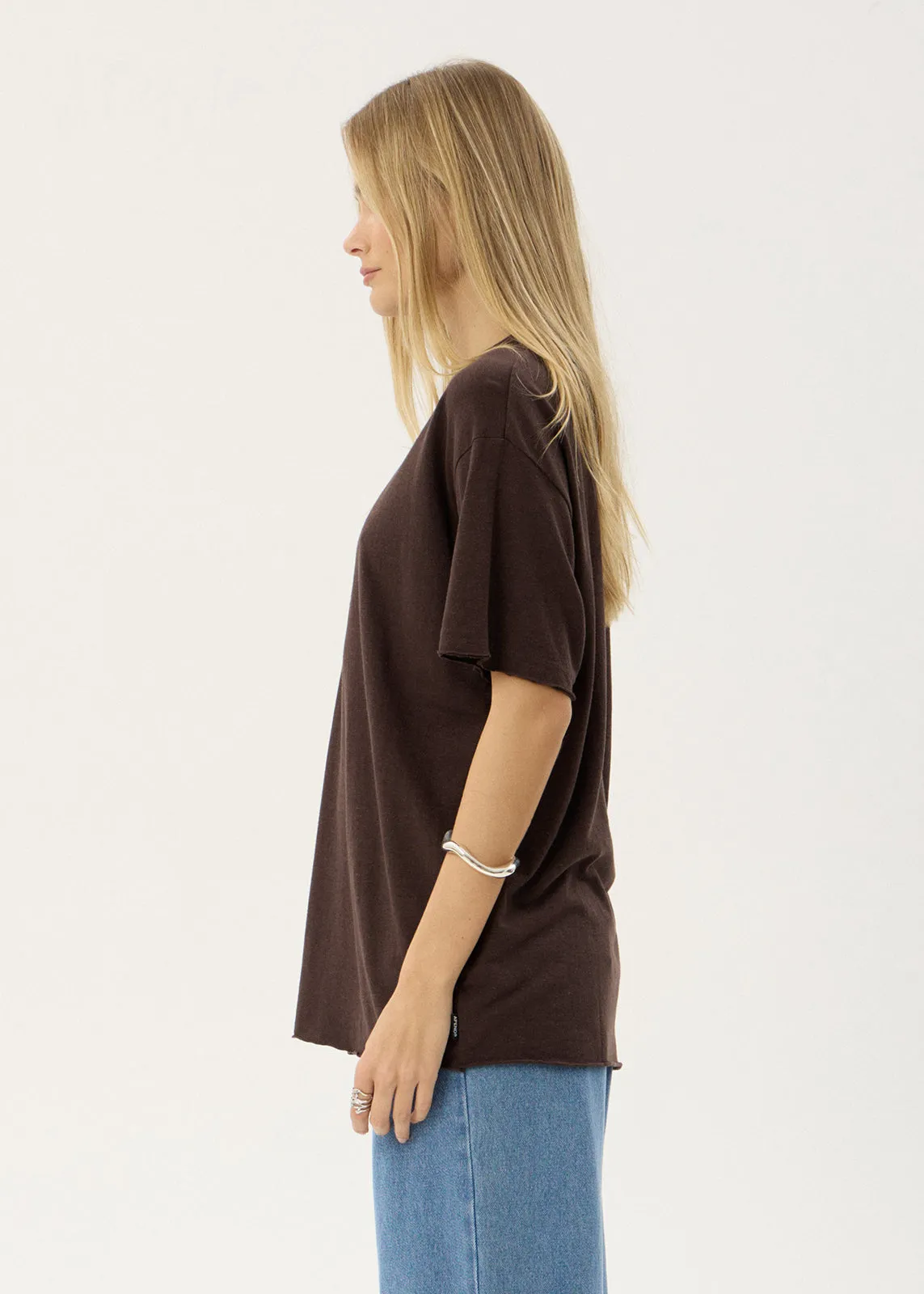 AFENDS Womens Slay - Oversized Tee - Coffee sold by Afends product image thumbnail 4