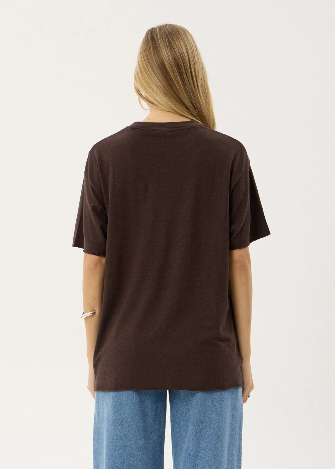 AFENDS Womens Slay - Oversized Tee - Coffee sold by Afends product image thumbnail 5
