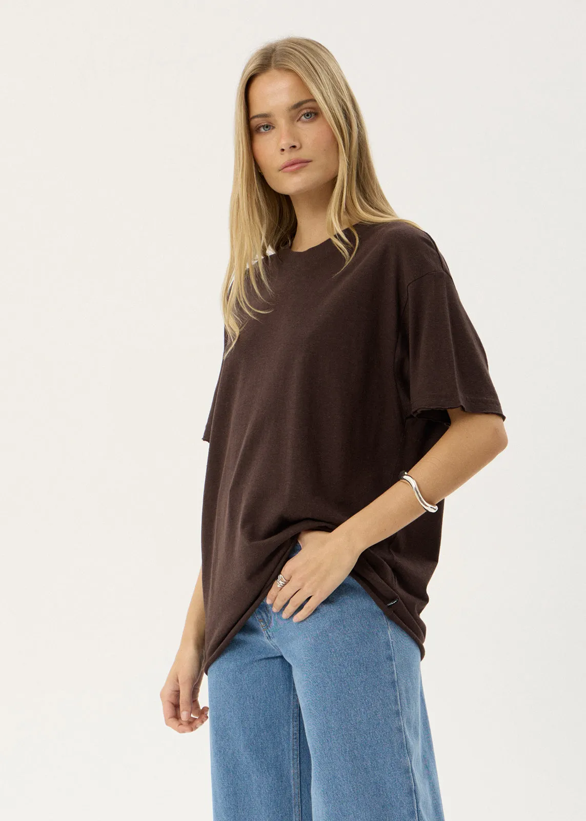 AFENDS Womens Slay - Oversized Tee - Coffee sold by Afends product image thumbnail 3