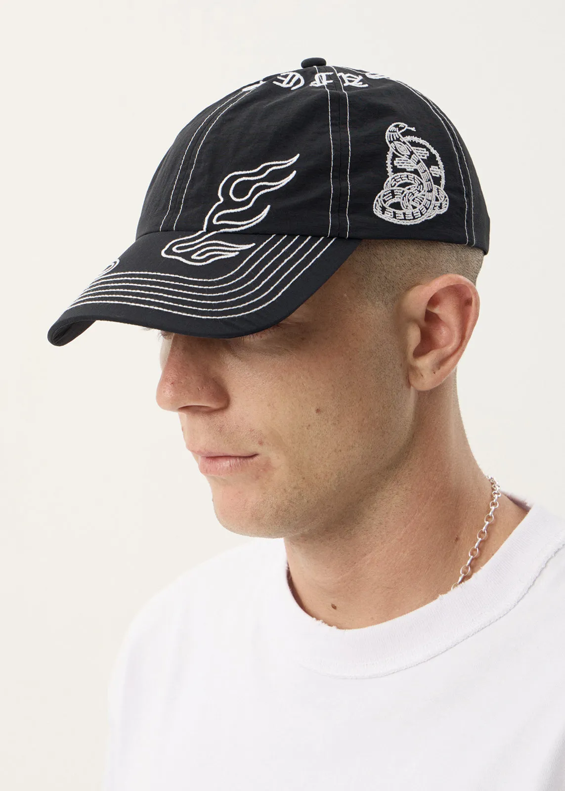 AFENDS Unisex Motor - Six Panel Cap - Black sold by Afends product image thumbnail 5