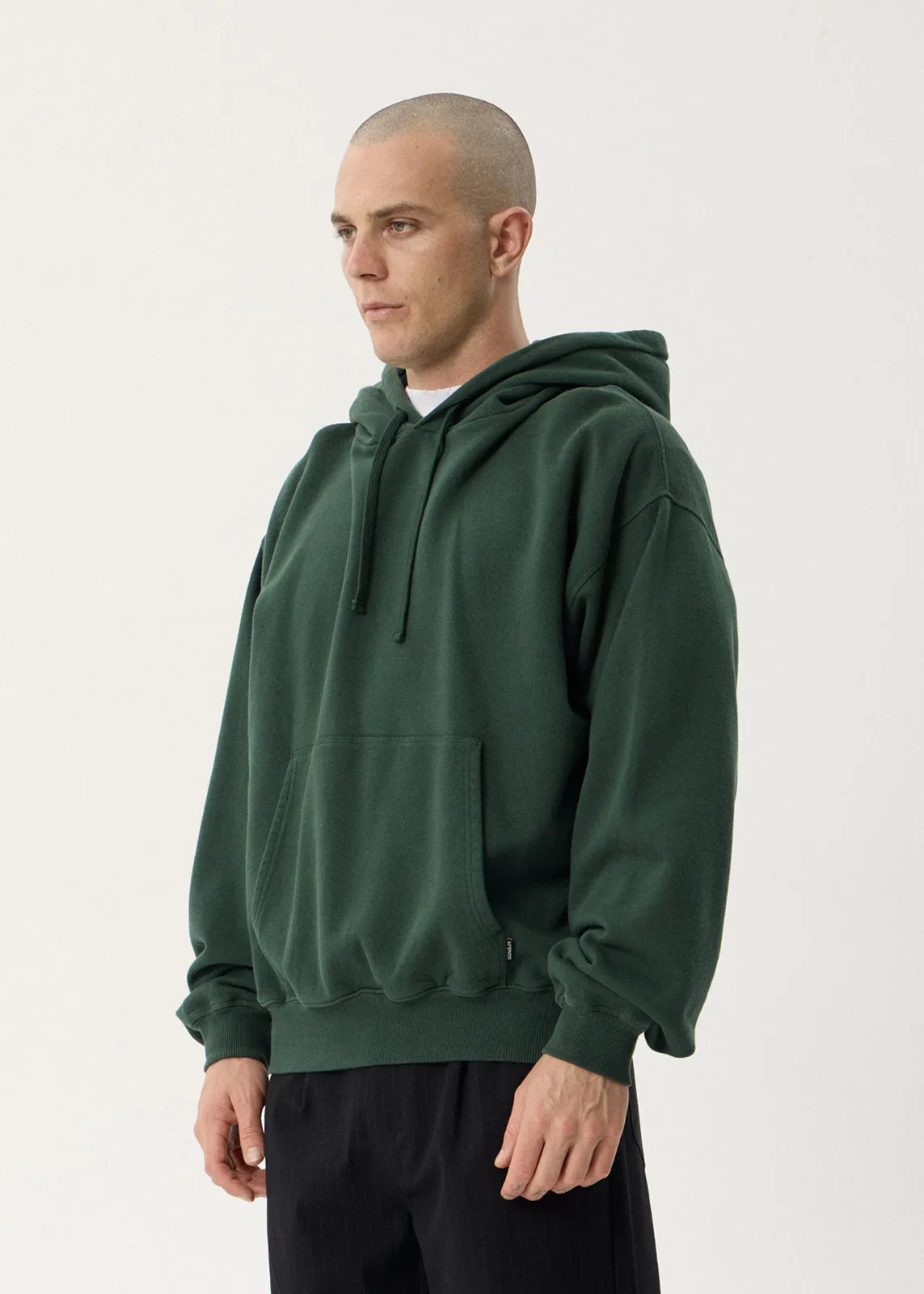 AFENDS Mens Genesis - Boxy Pull On Hood - Washed Pine sold by Afends product image thumbnail 3