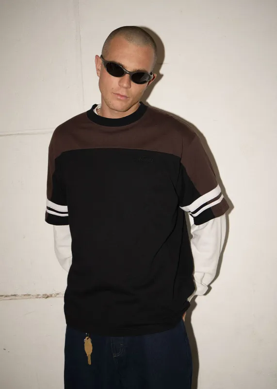 AFENDS Mens Origin - Boxy Vintage Tee - Black made by Afends