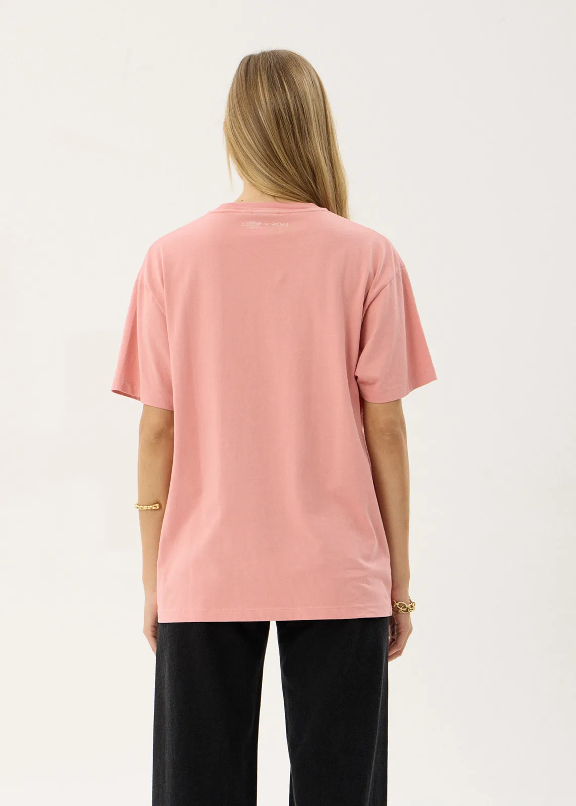 AFENDS Womens Unbound - Oversized Tee - Dusty Pink sold by Afends product image thumbnail 5
