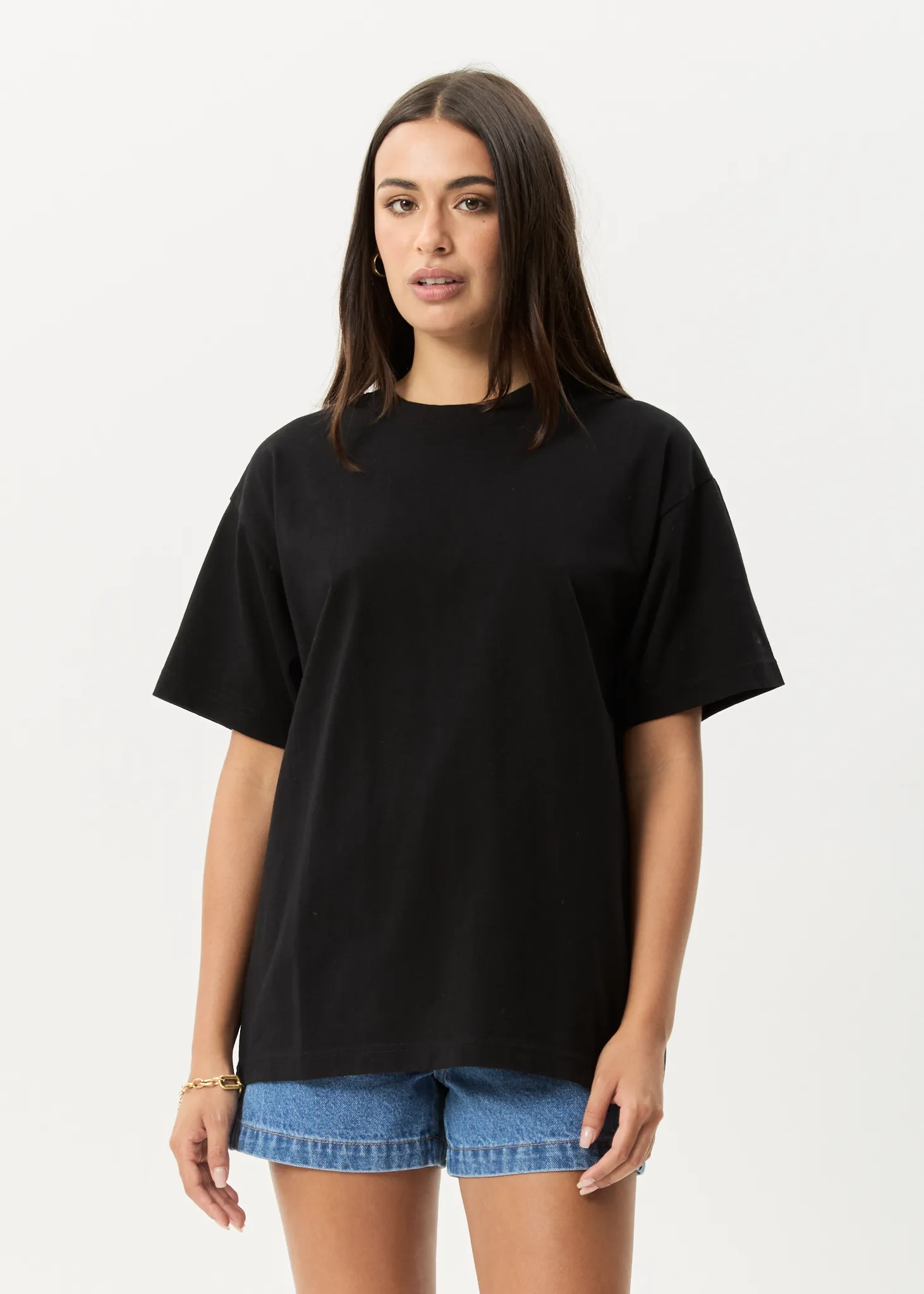 AFENDS Mens Genesis - Heavyweight Boxy Tee - Black sold by Afends product image thumbnail 2