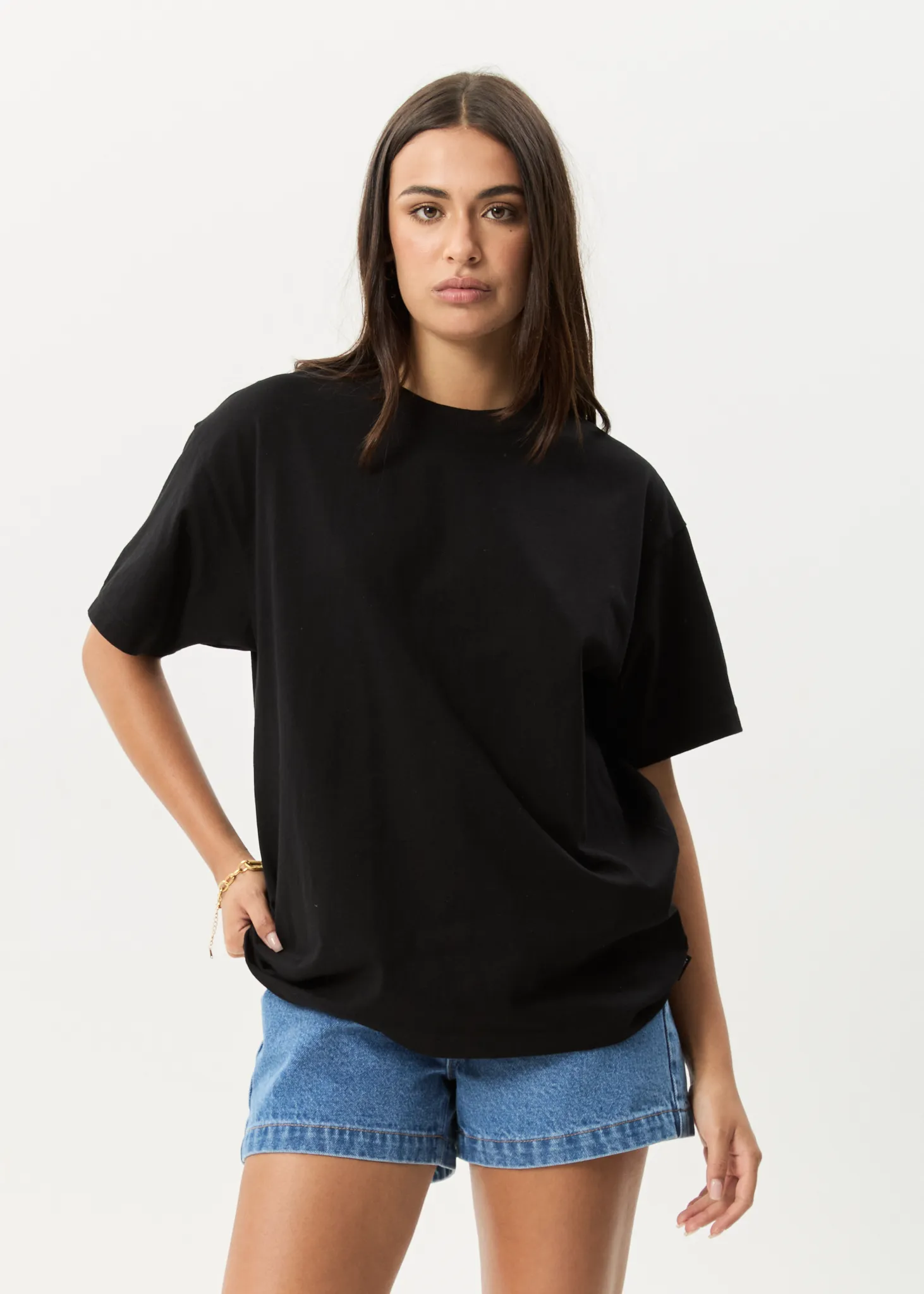 AFENDS Mens Genesis - Heavyweight Boxy Tee - Black sold by Afends product image thumbnail 4