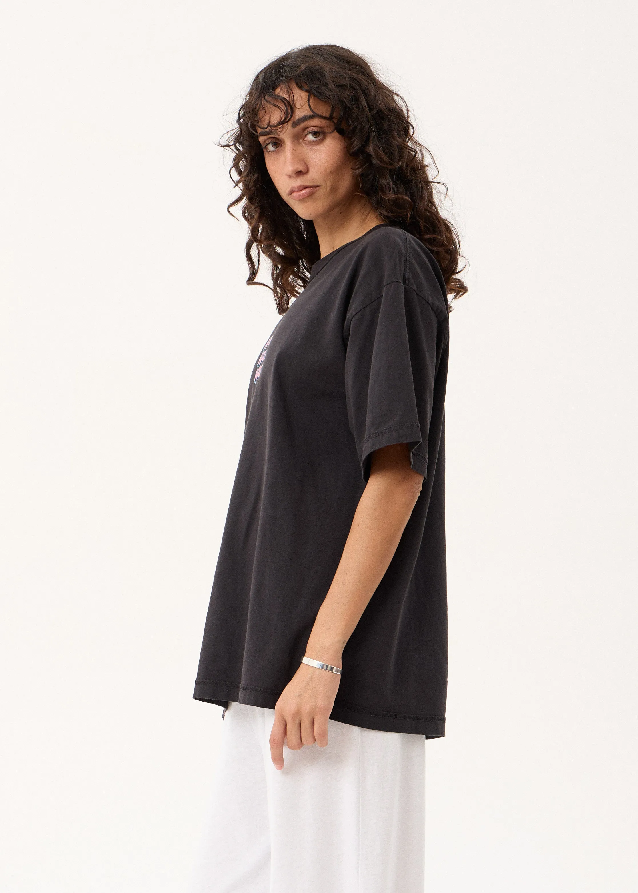 AFENDS Repetition - Boxy Tee - Stone Black sold by Afends product image thumbnail 4