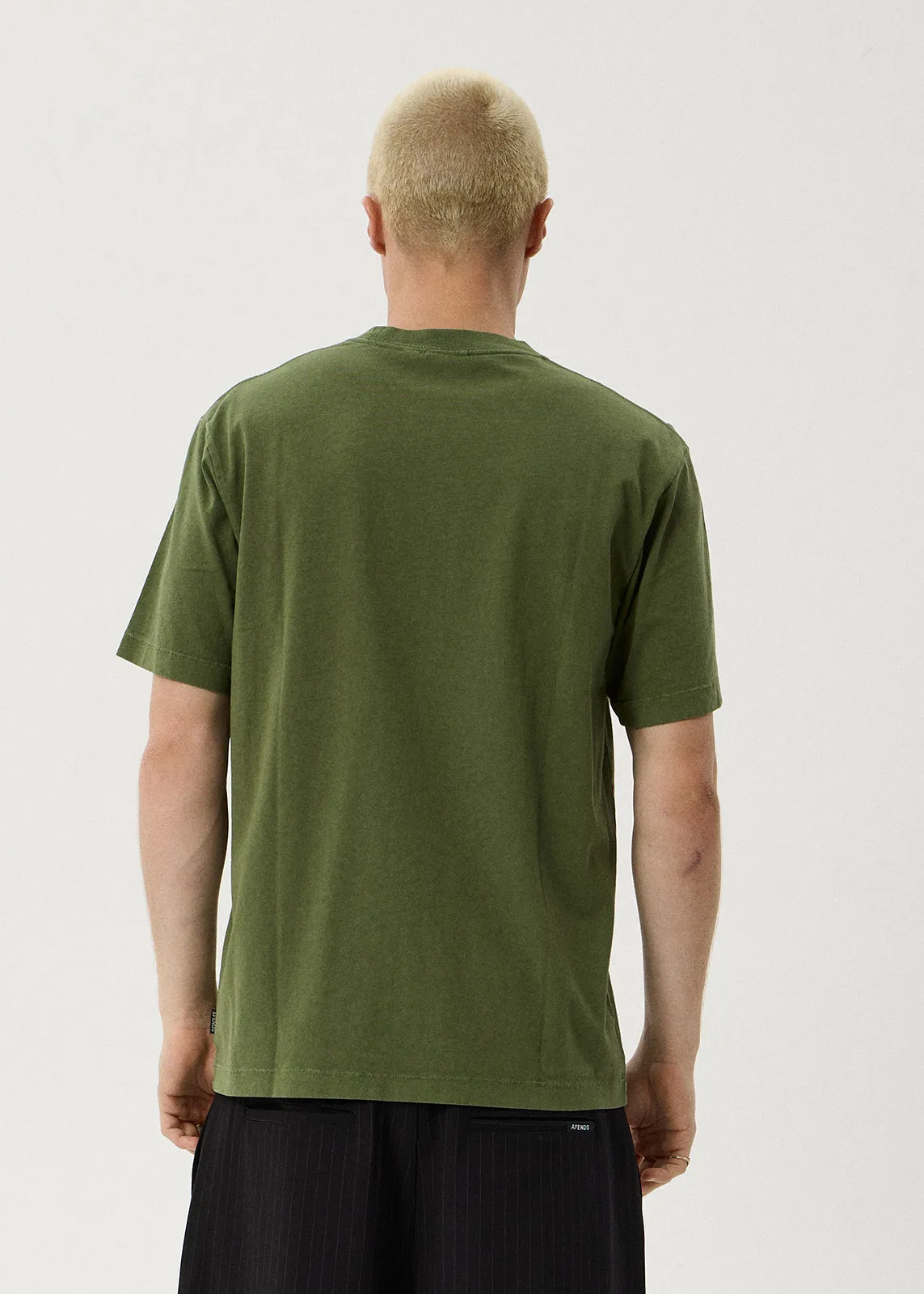AFENDS Meadow - Retro Tee - Washed Cypress sold by Afends product image thumbnail 5