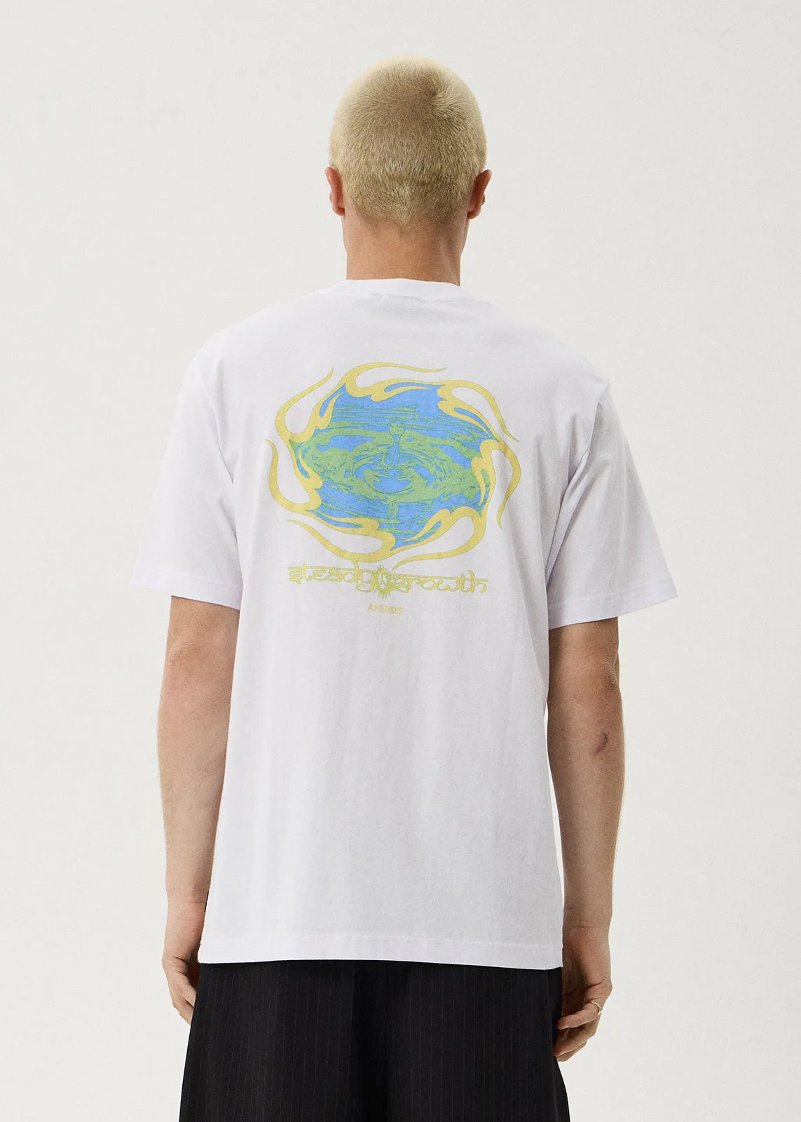 AFENDS Steady - Retro Tee - White sold by Afends product image thumbnail 2